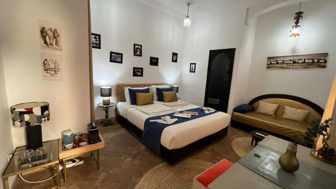 Bed in RIAD PÉNÉLOPE Marrakech
