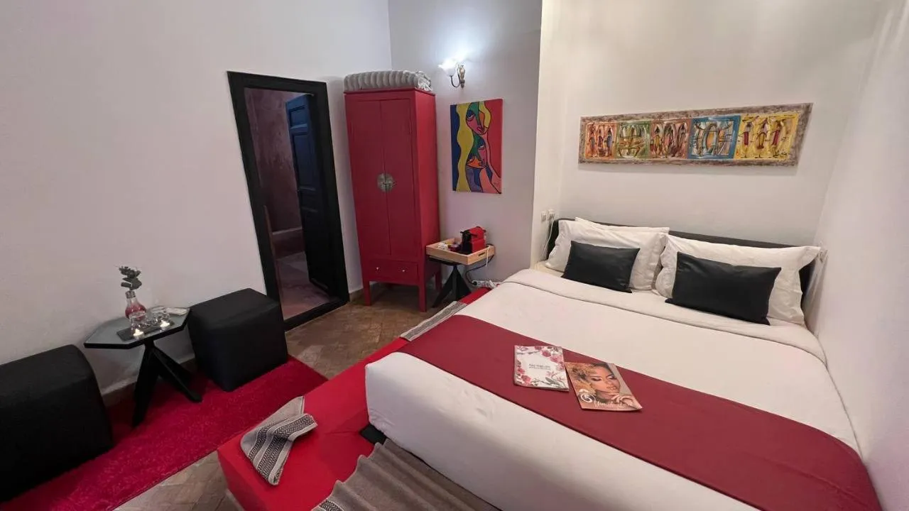 Bed in RIAD PÉNÉLOPE Marrakech