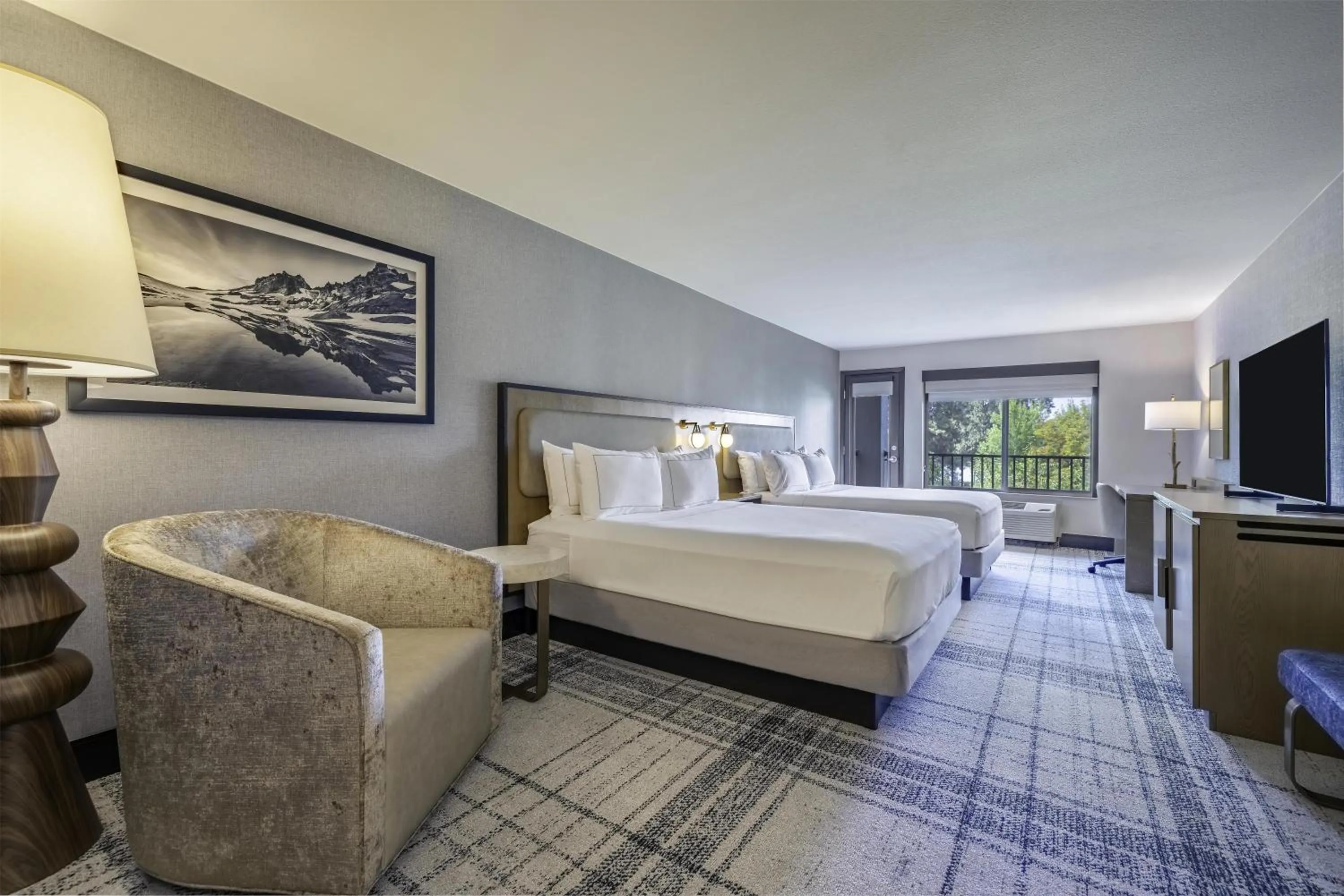 Bed in The Newberry Hotel Bend, Tapestry Collection by Hilton