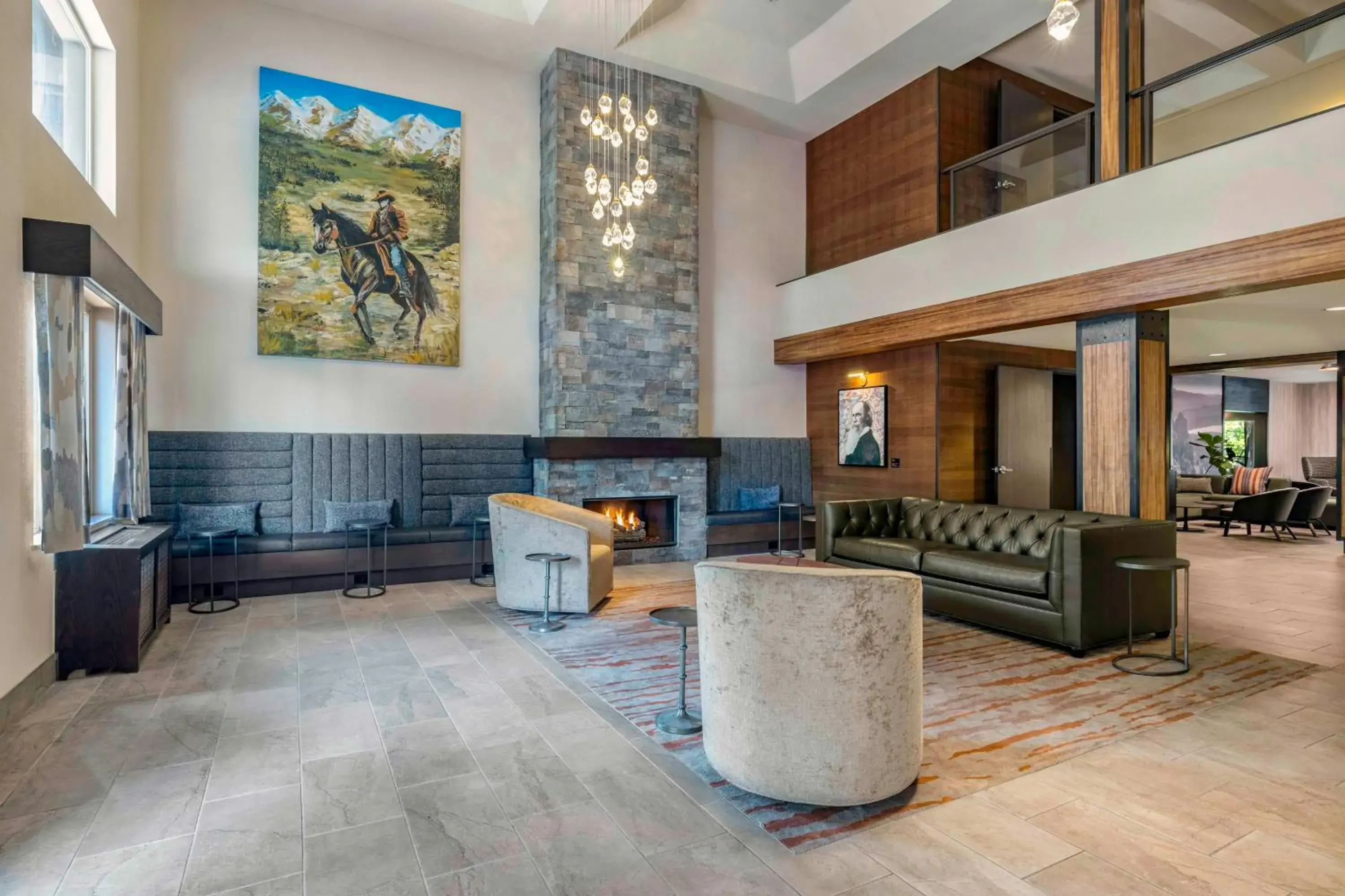 Lobby or reception in The Newberry Hotel Bend, Tapestry Collection by Hilton Lobby or reception in The Newberry Hotel Bend, Tapestry Collection by Hilton