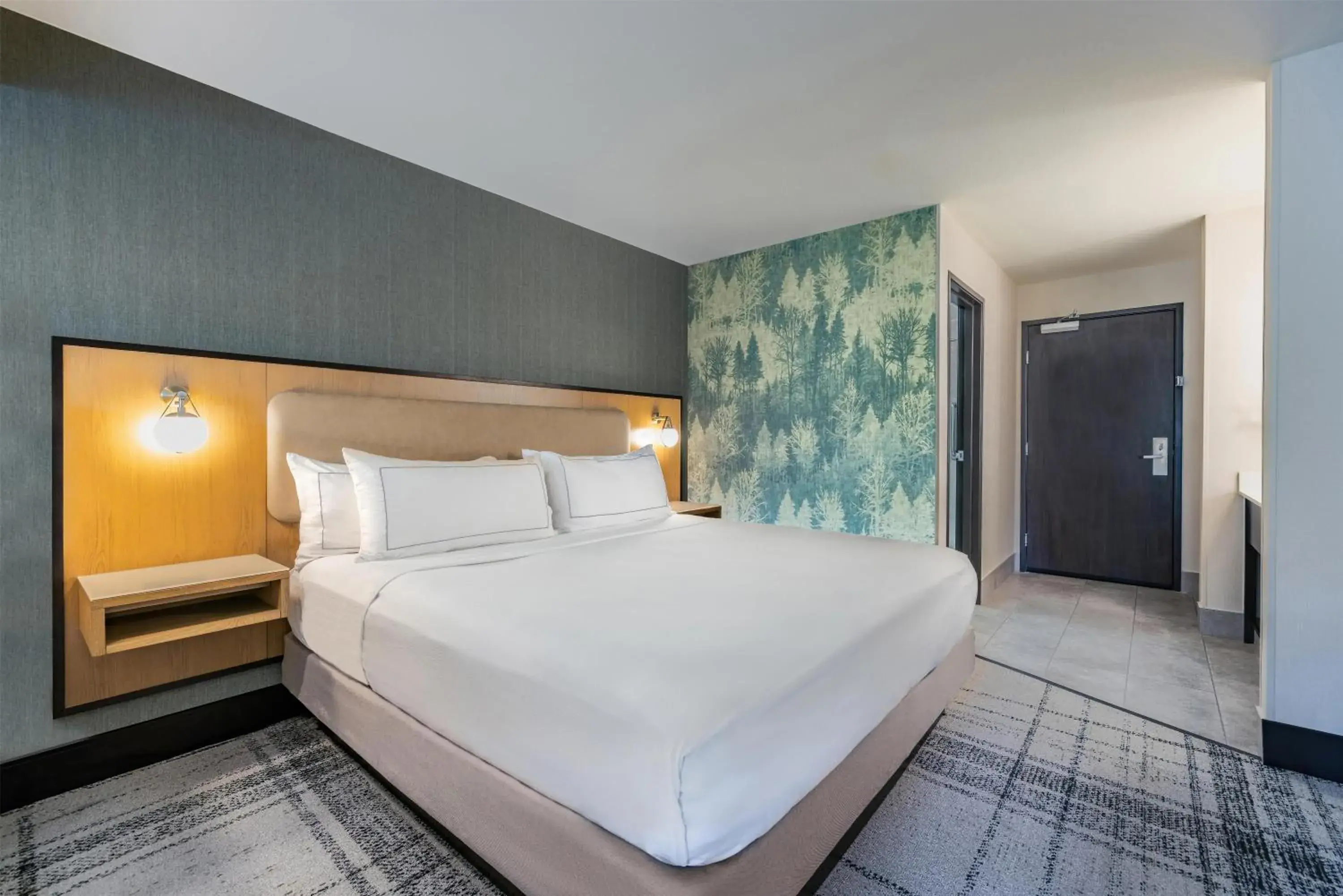 Bed in The Newberry Hotel Bend, Tapestry Collection by Hilton Bed in The Newberry Hotel Bend, Tapestry Collection by Hilton