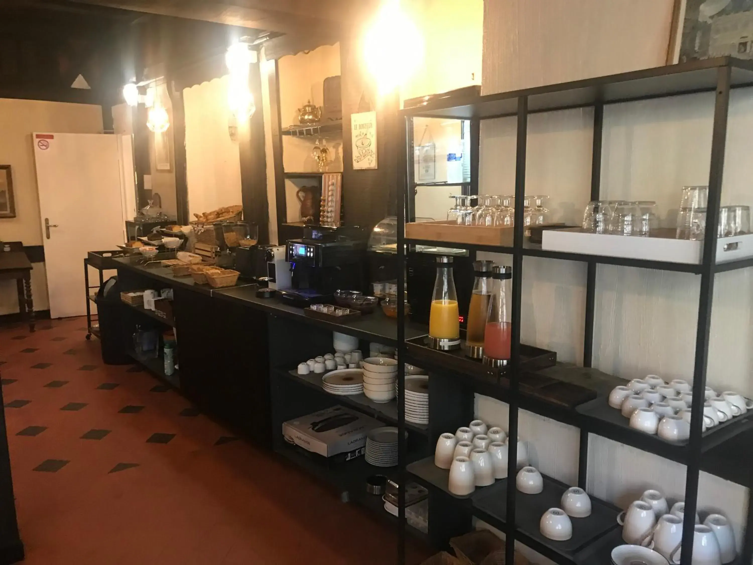 Buffet breakfast in Hotel Morand Buffet breakfast in Hotel Morand