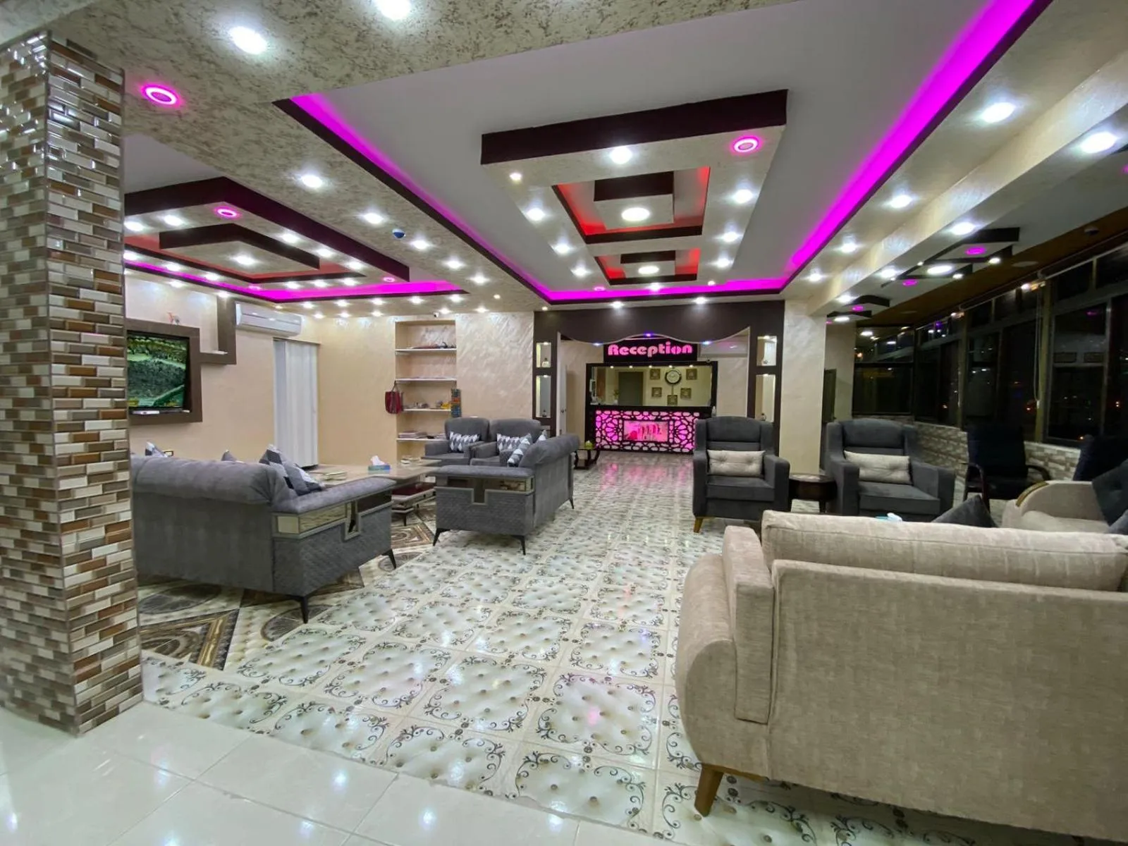 Lobby or reception in Petra Guests Hotel