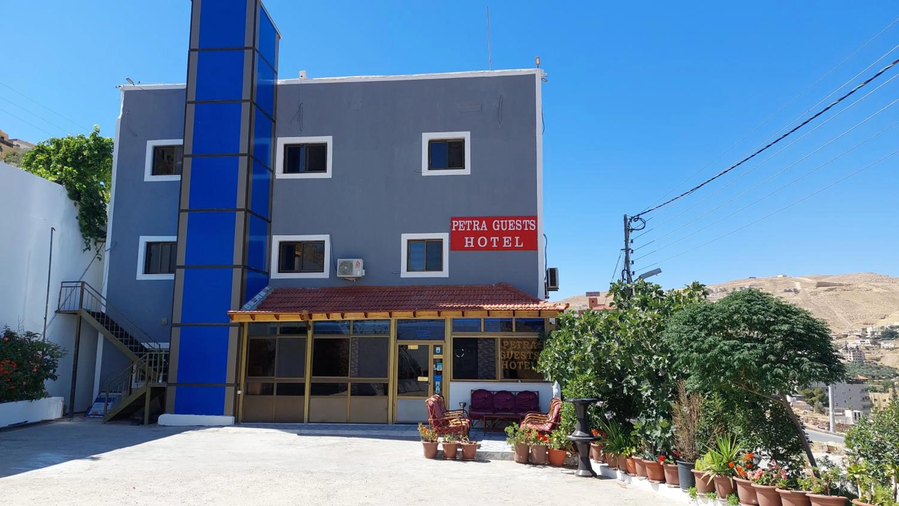 Property building in Petra Guests Hotel
