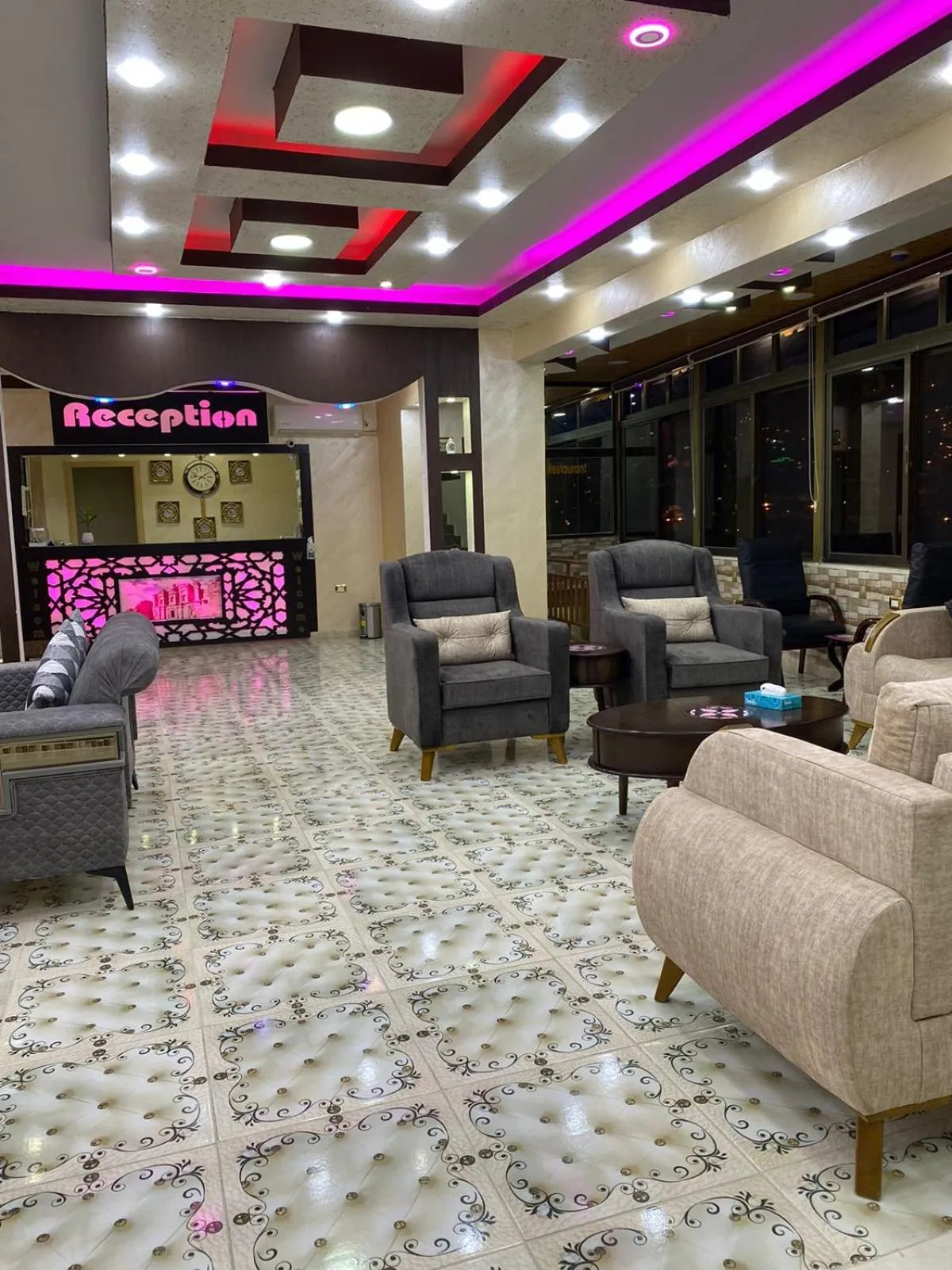 Lobby or reception in Petra Guests Hotel