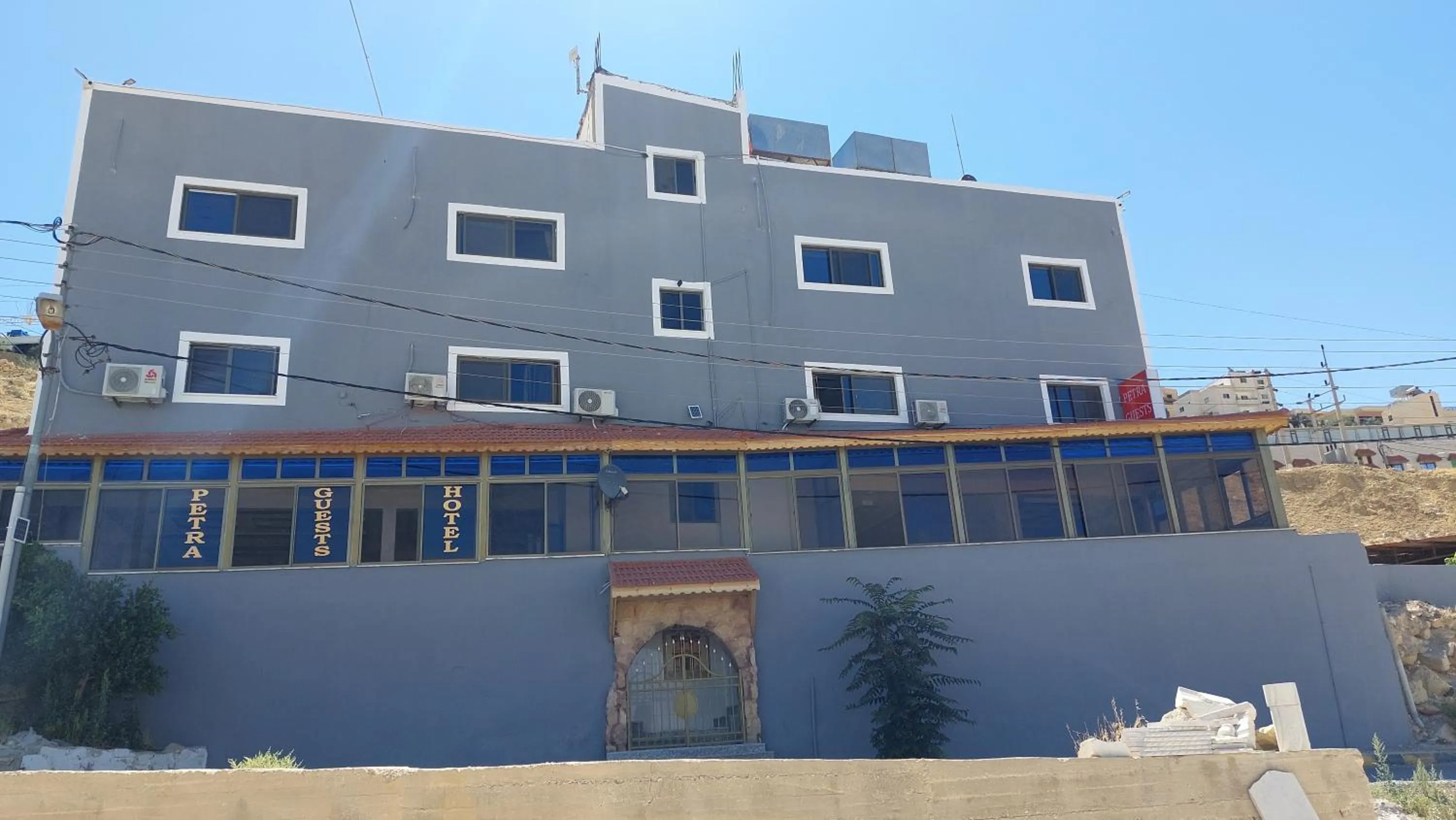 Property building in Petra Guests Hotel