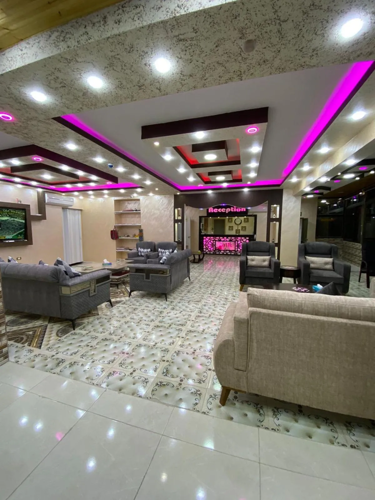 Lobby or reception in Petra Guests Hotel