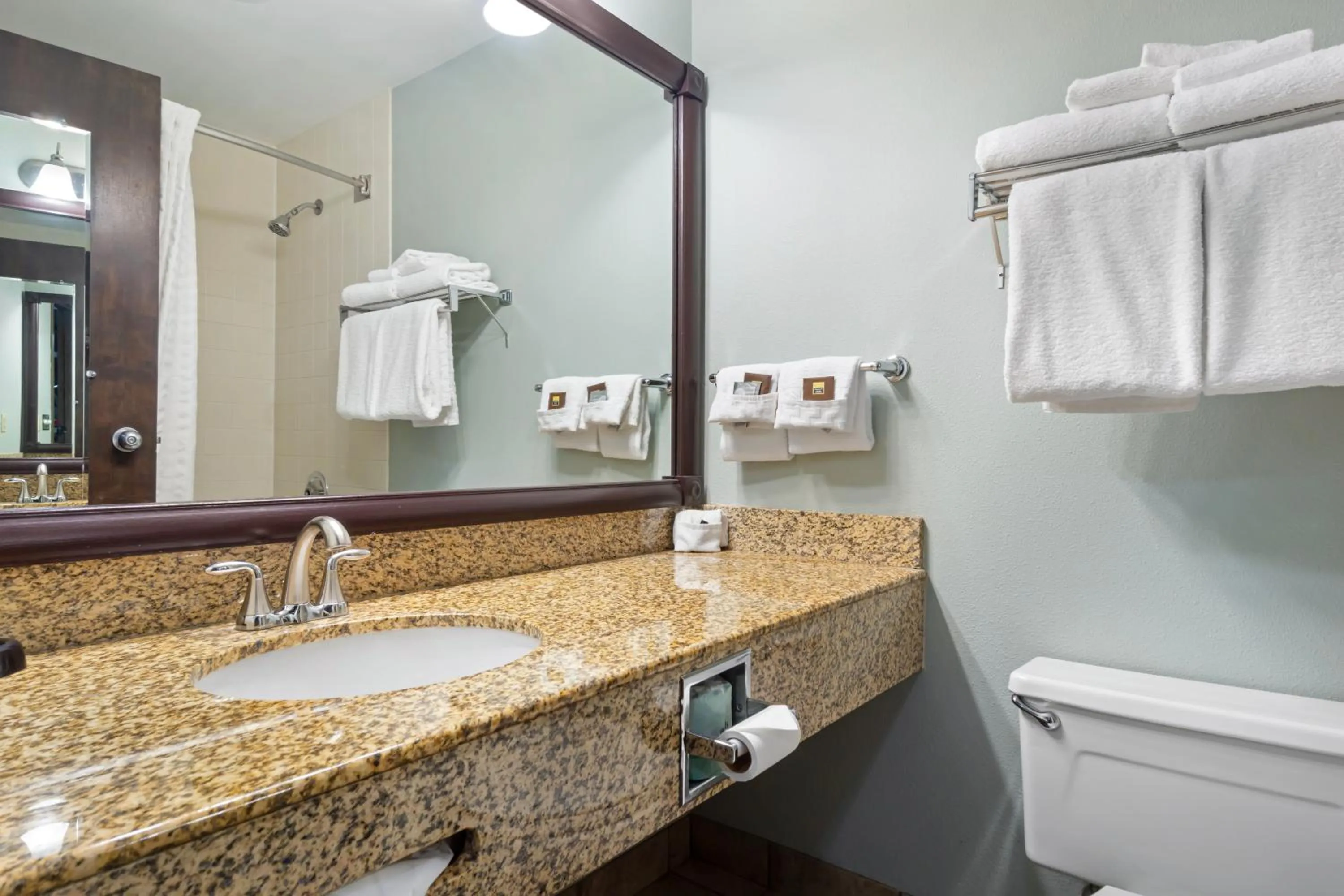 Shower in Best Western Plus Ahtanum Inn