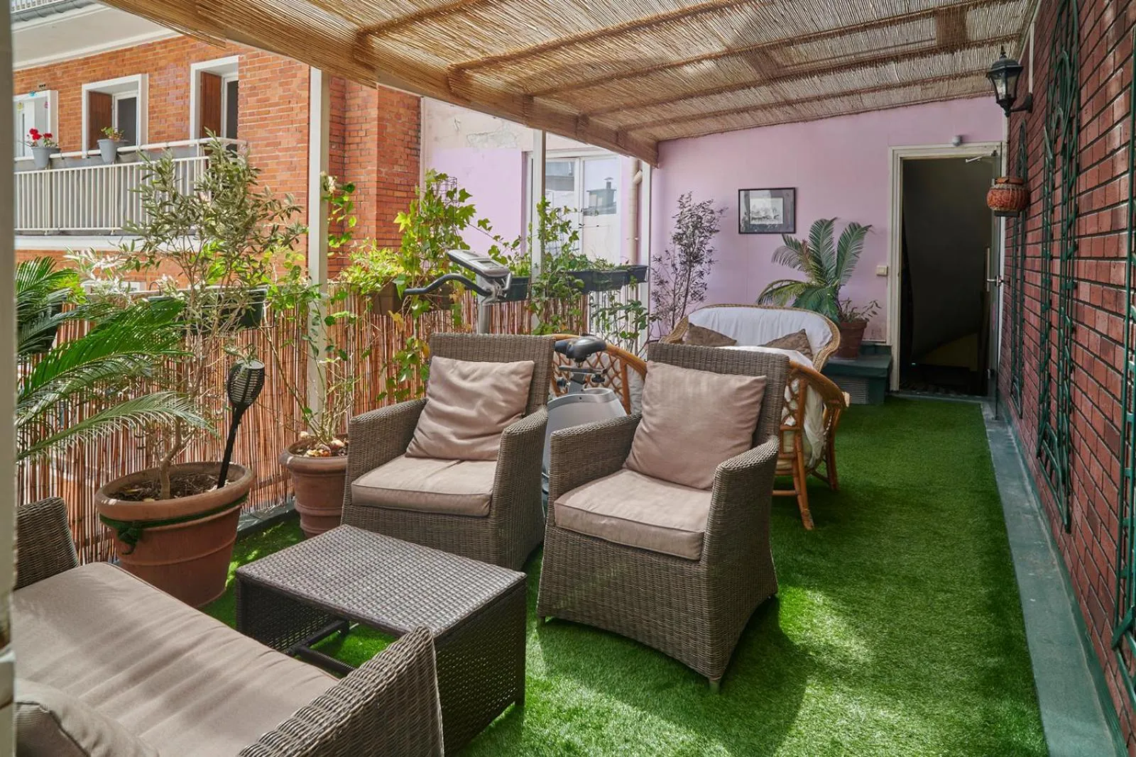 Balcony/Terrace in Hôtel Poussin