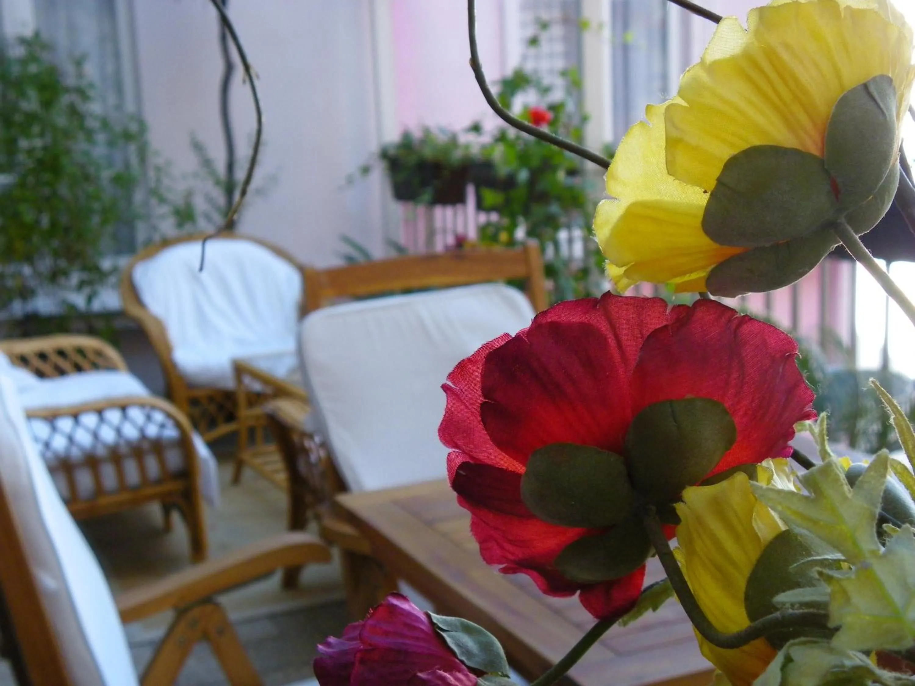 Balcony/Terrace in Hôtel Poussin