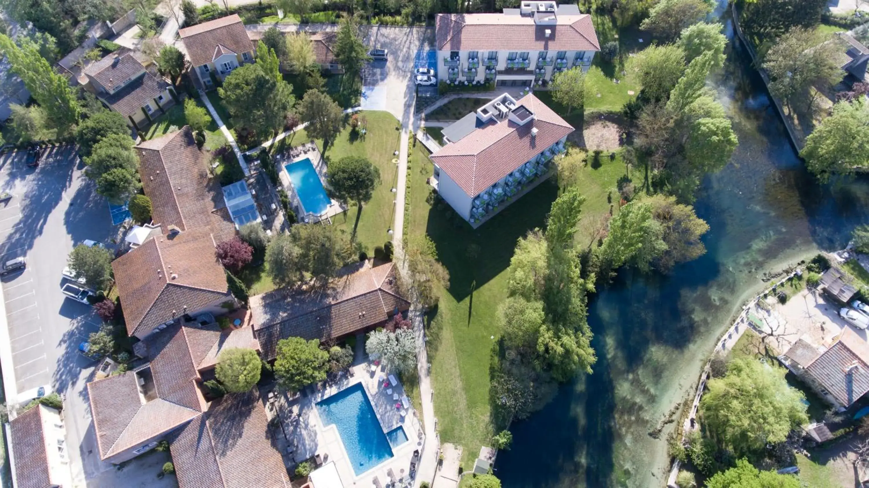 Bird's eye view in SOWELL HOTELS Domaine de la Petite Isle Bird's eye view in SOWELL HOTELS Domaine de la Petite Isle