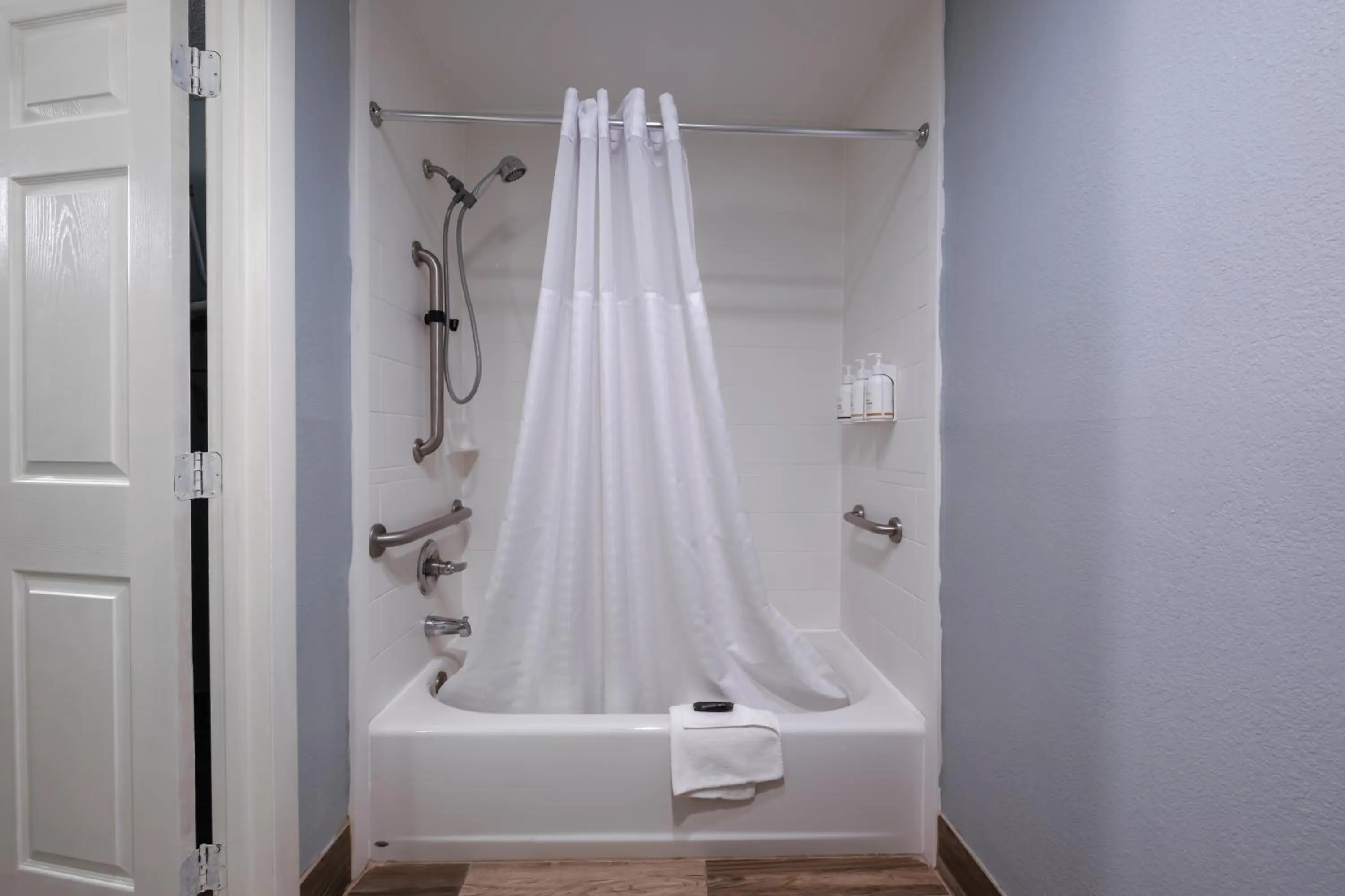 Shower in Baymont by Wyndham Louisville Airport South