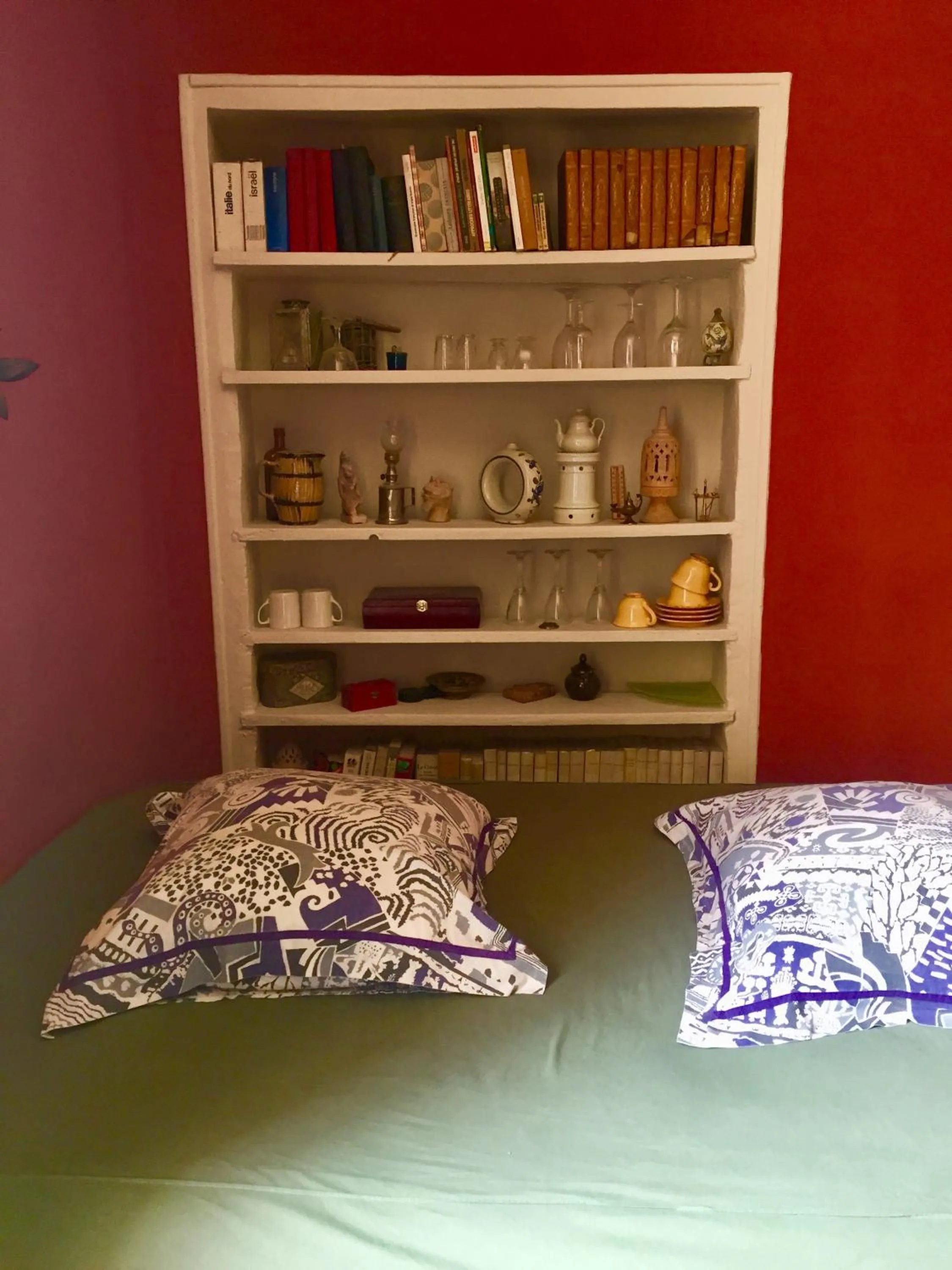 Bed in Chambre avec vue