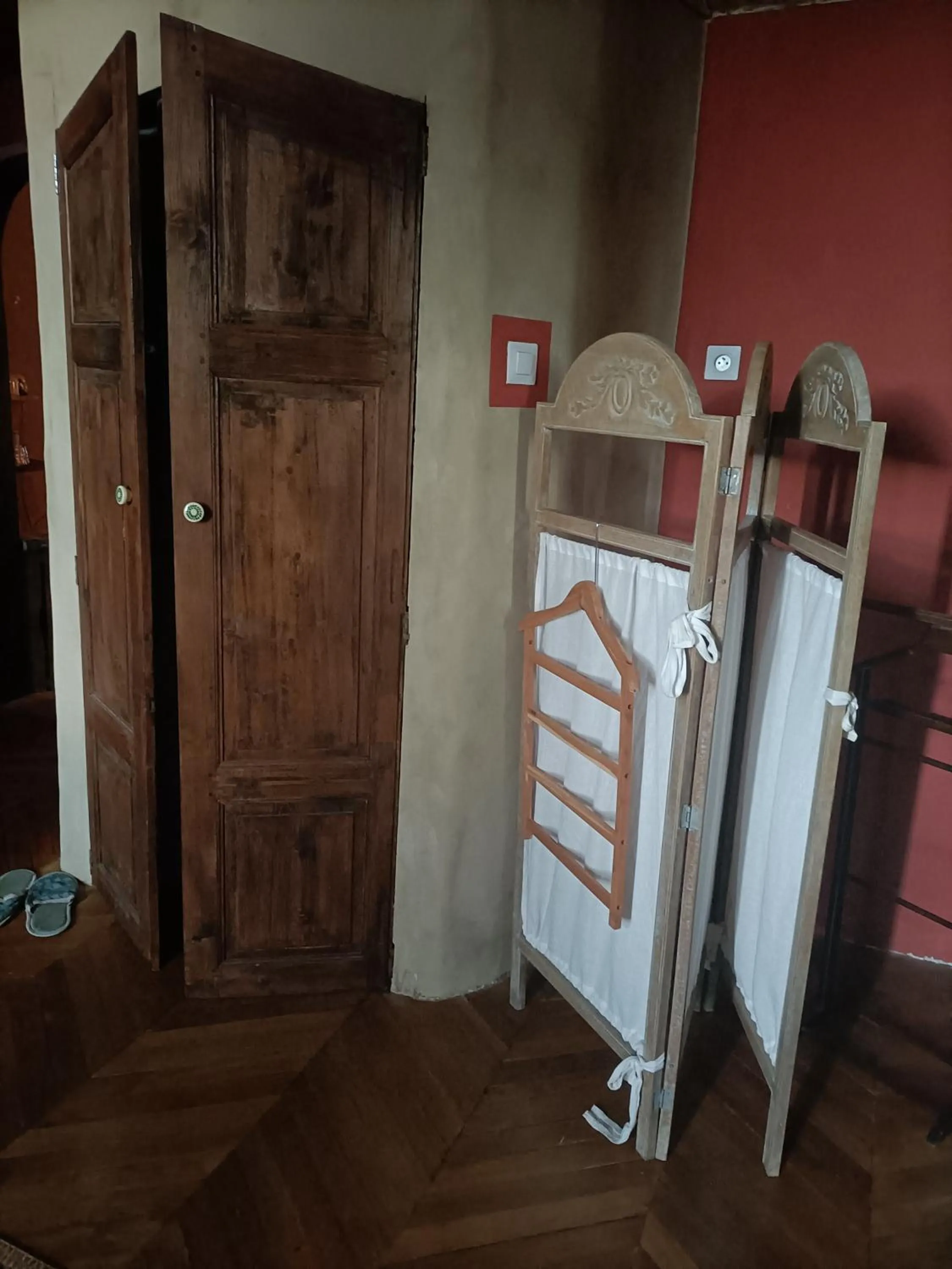 Bed in Chambre avec vue