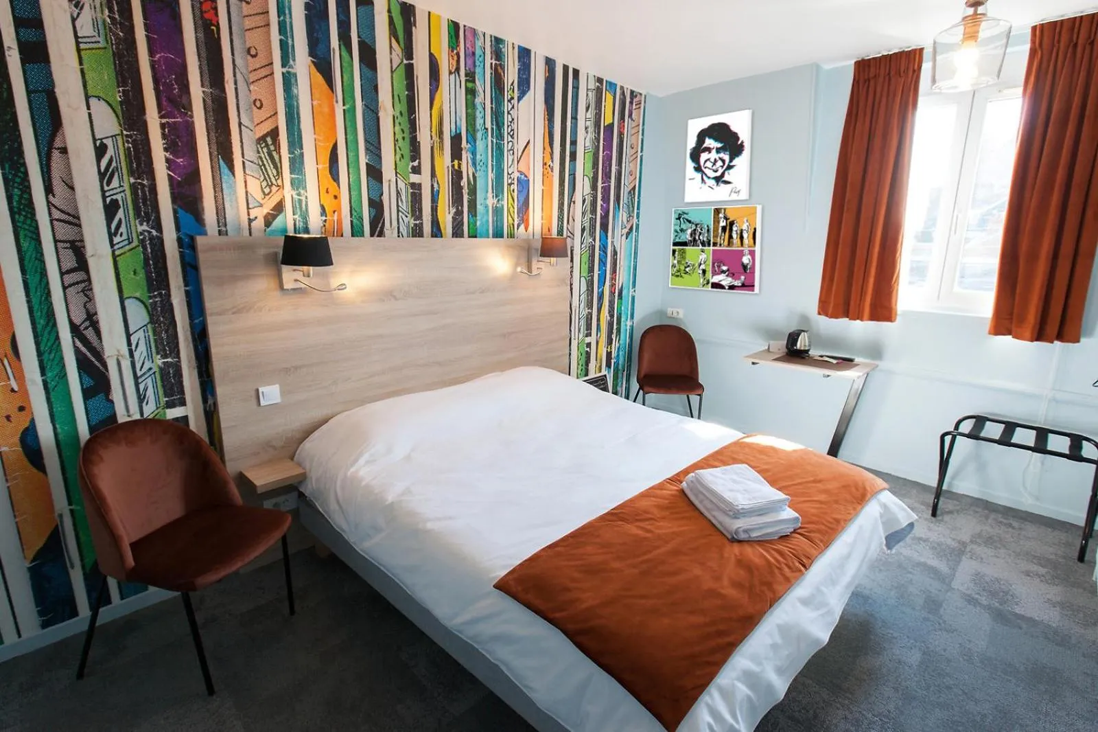 Bed in Logis - Hostellerie & Restaurant du Marché