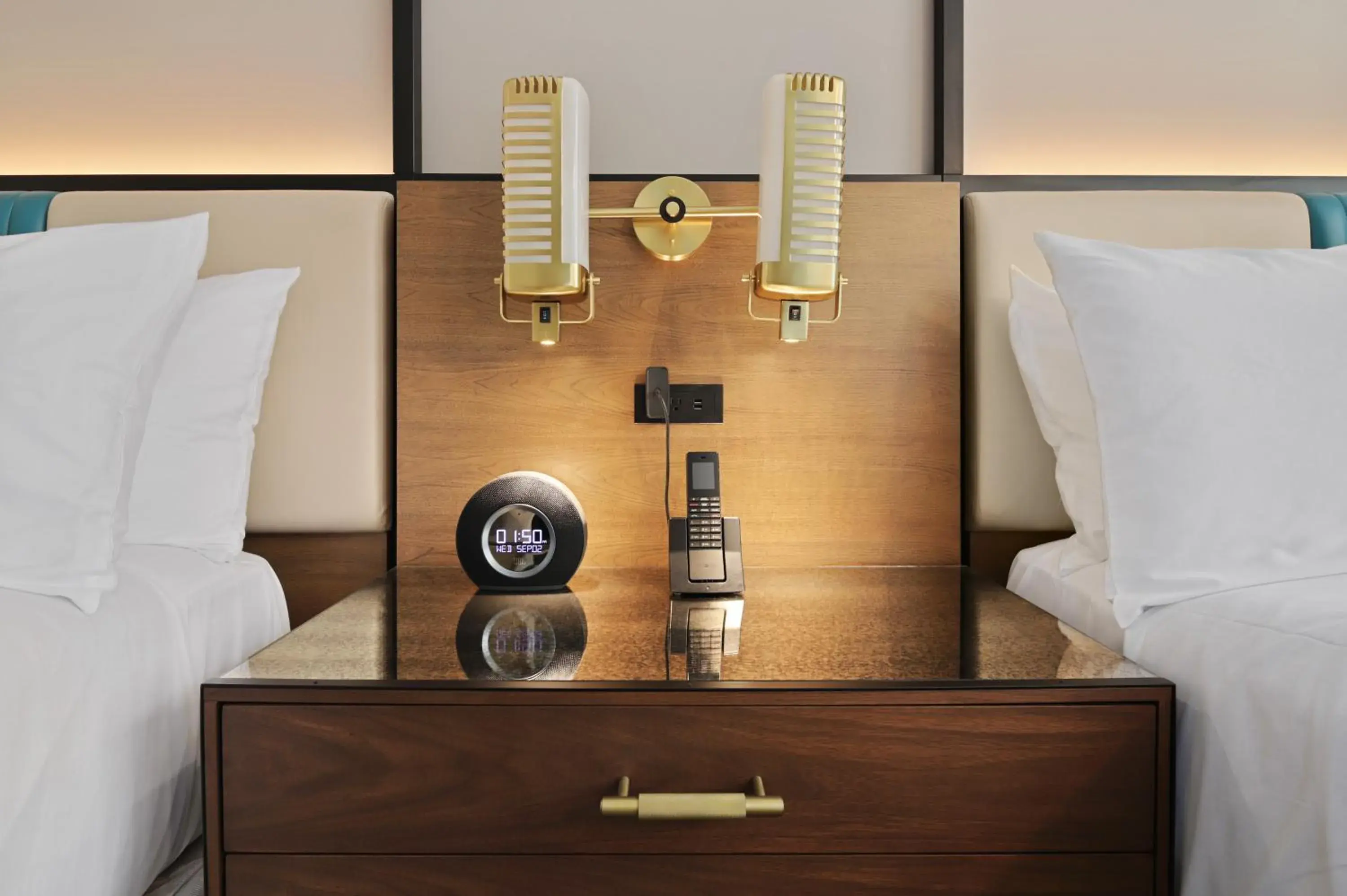 Queen Room with Two Queen Beds and Mobility Accessible Tub in Canopy By Hilton Memphis Downtown Queen Room with Two Queen Beds and Mobility Accessible Tub in Canopy By Hilton Memphis Downtown