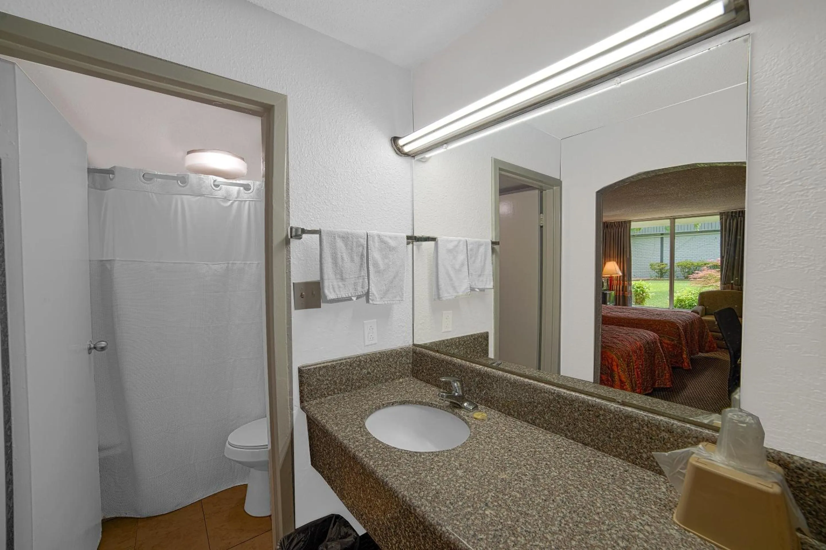 Bathroom in Masters Inn Selma Smithfield I-95 By OYO