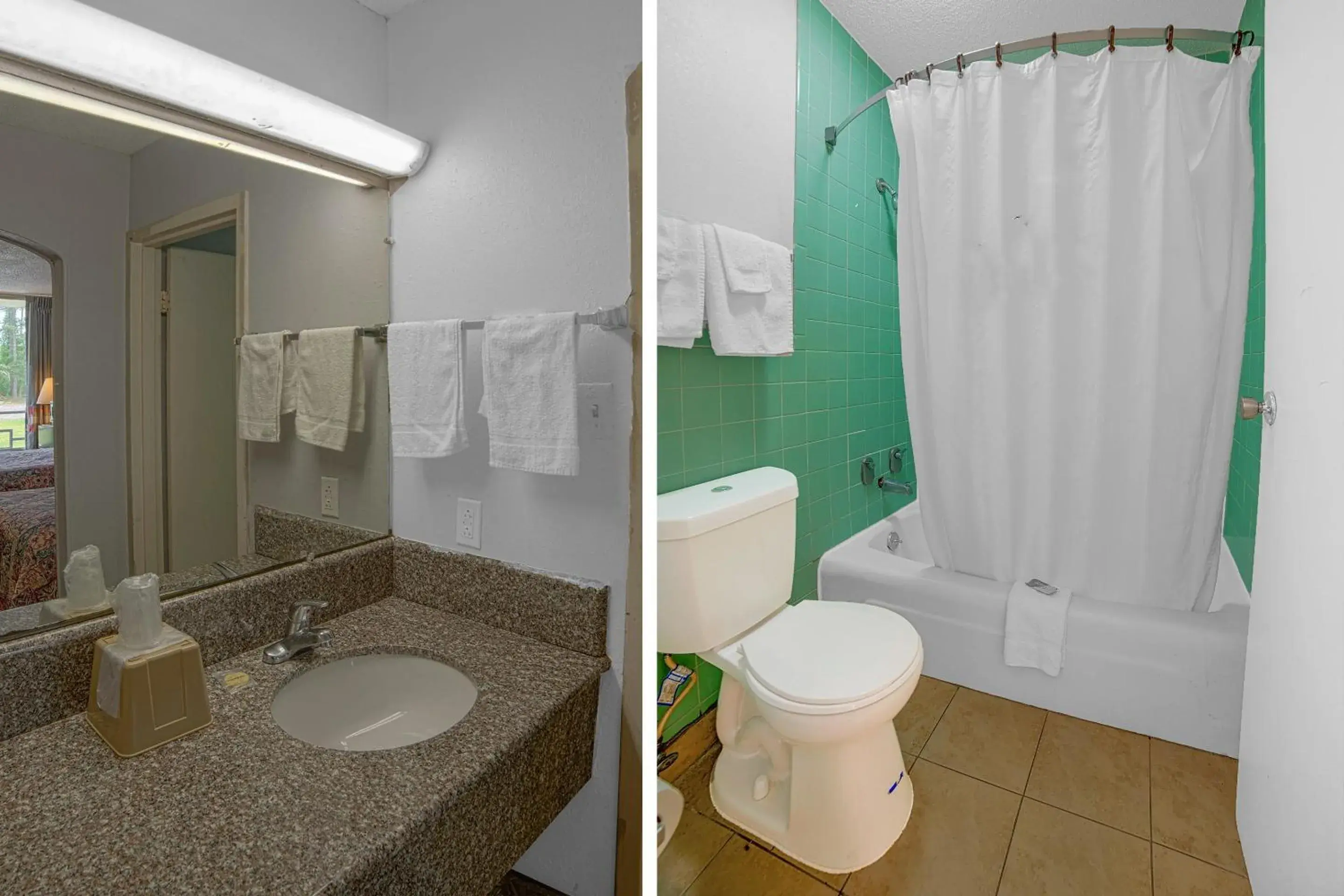 Bathroom in Masters Inn Selma Smithfield I-95 By OYO Bathroom in Masters Inn Selma Smithfield I-95 By OYO