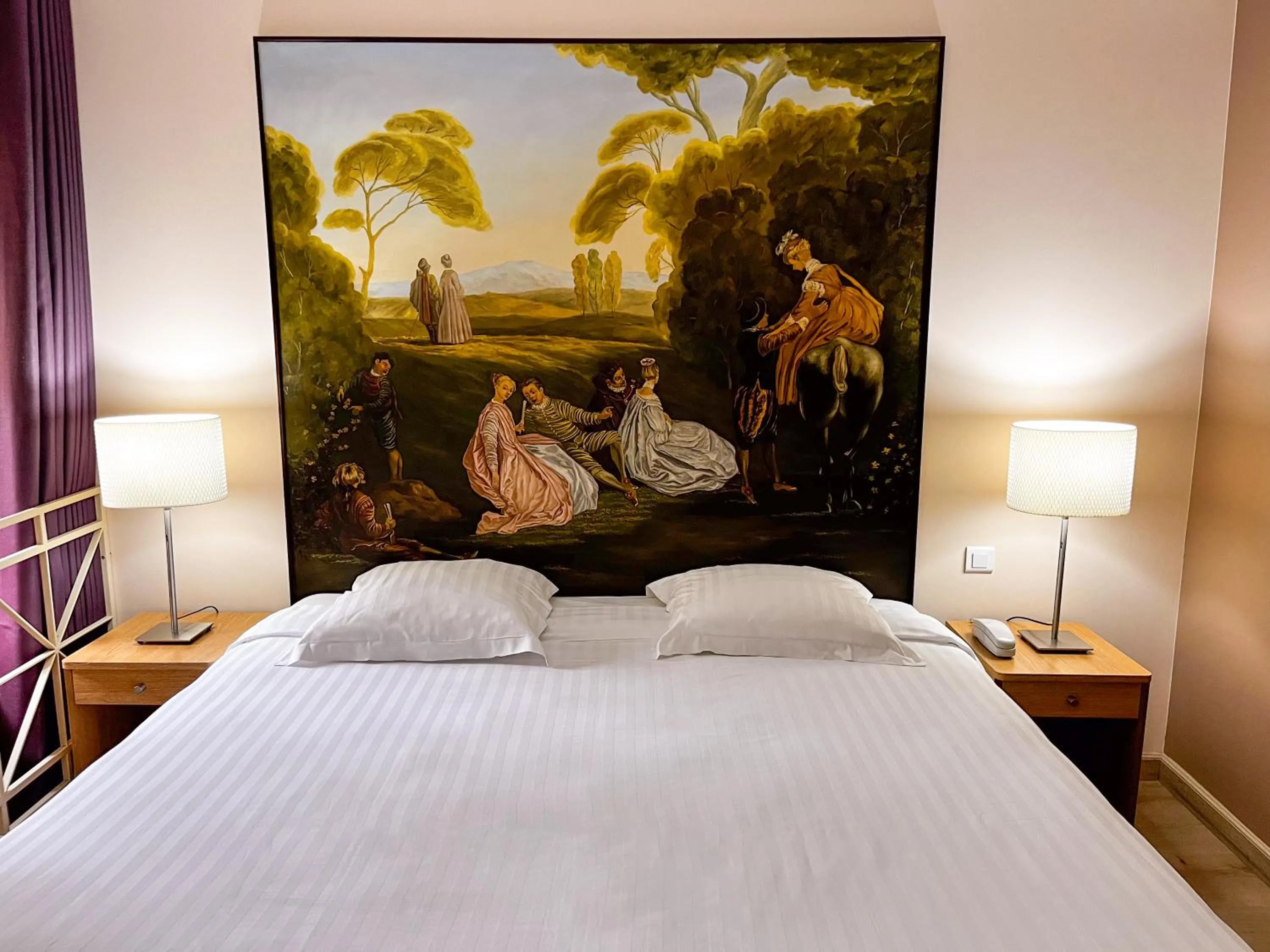 Bed in Hôtel Le Château Fort de Sedan