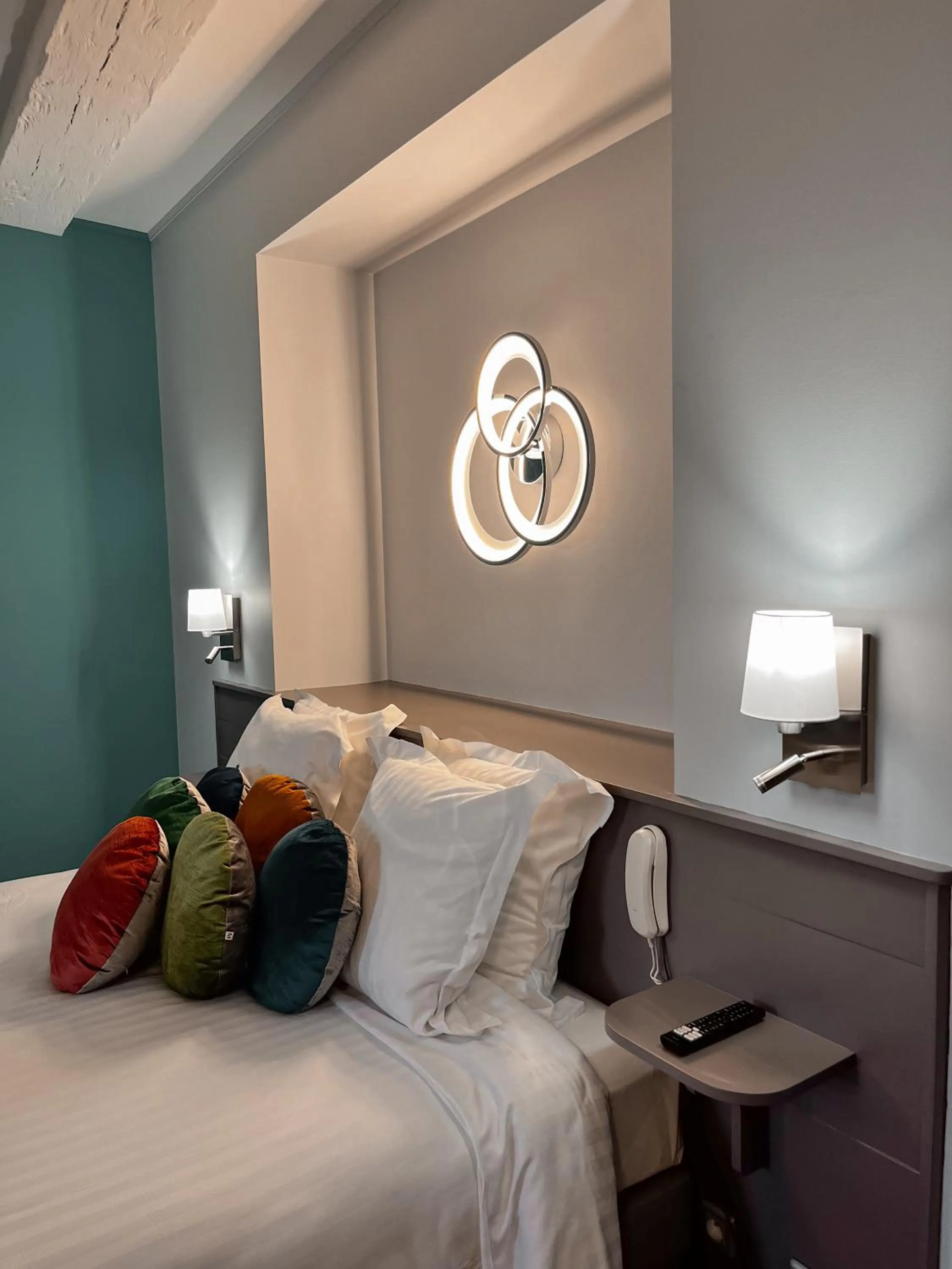 Bed in Hôtel Le Château Fort de Sedan