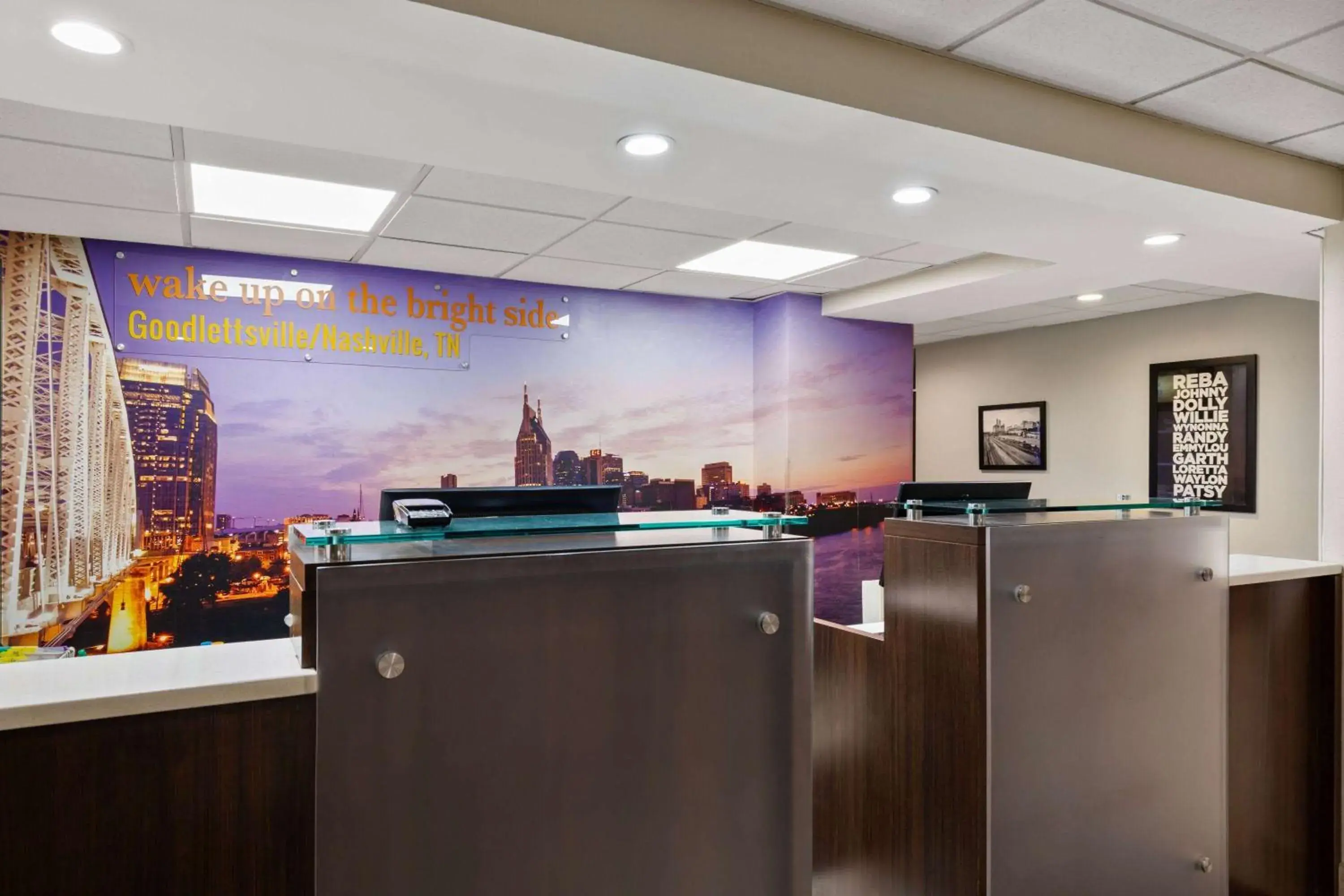 Lobby or reception in La Quinta by Wyndham Goodlettsville - Nashville Lobby or reception in La Quinta by Wyndham Goodlettsville - Nashville