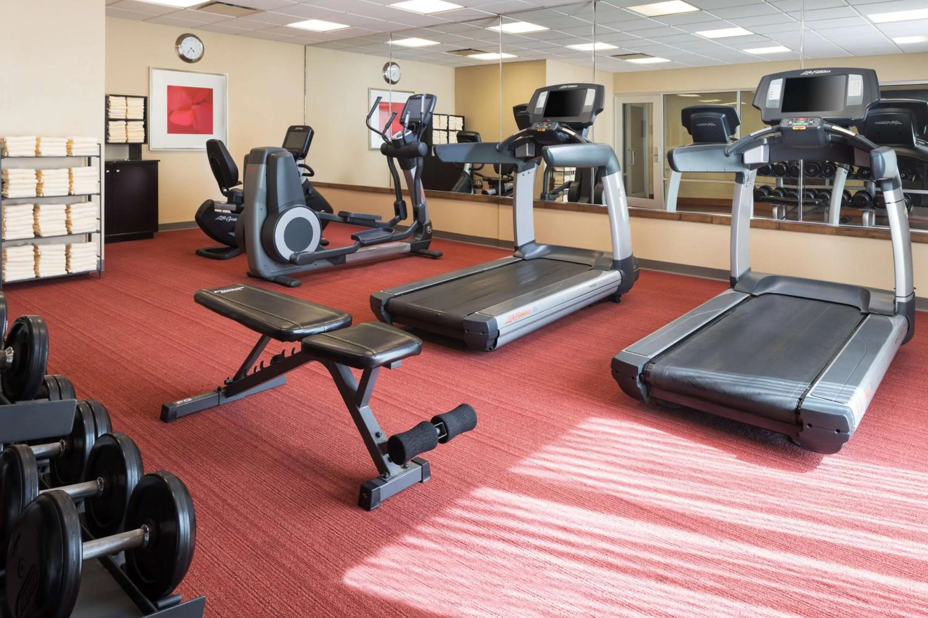 Fitness centre/facilities in Hyatt Place South Bend/Mishawaka
