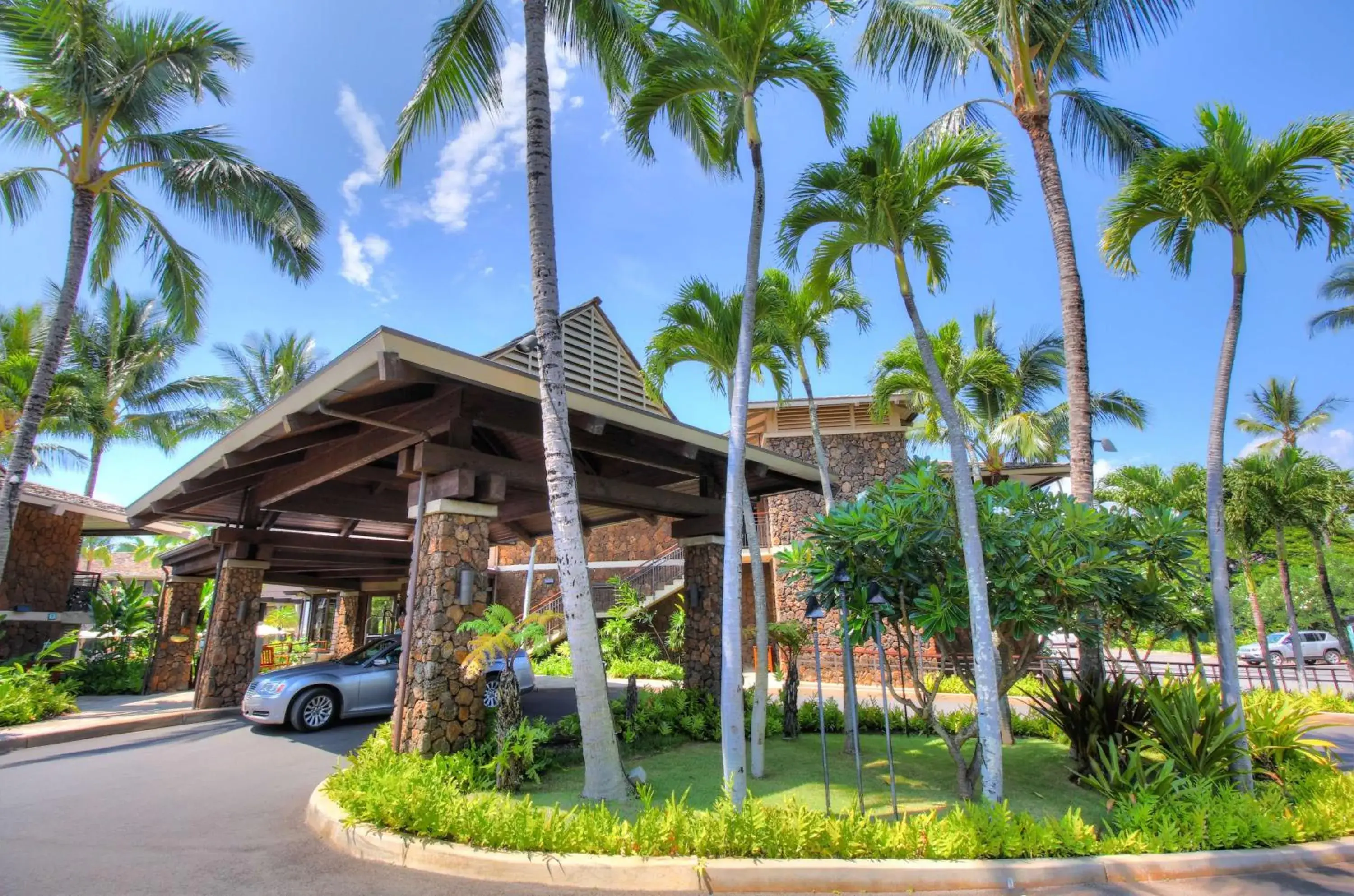Property building in Koa Kea Resort on Poipu Beach Property building in Koa Kea Resort on Poipu Beach