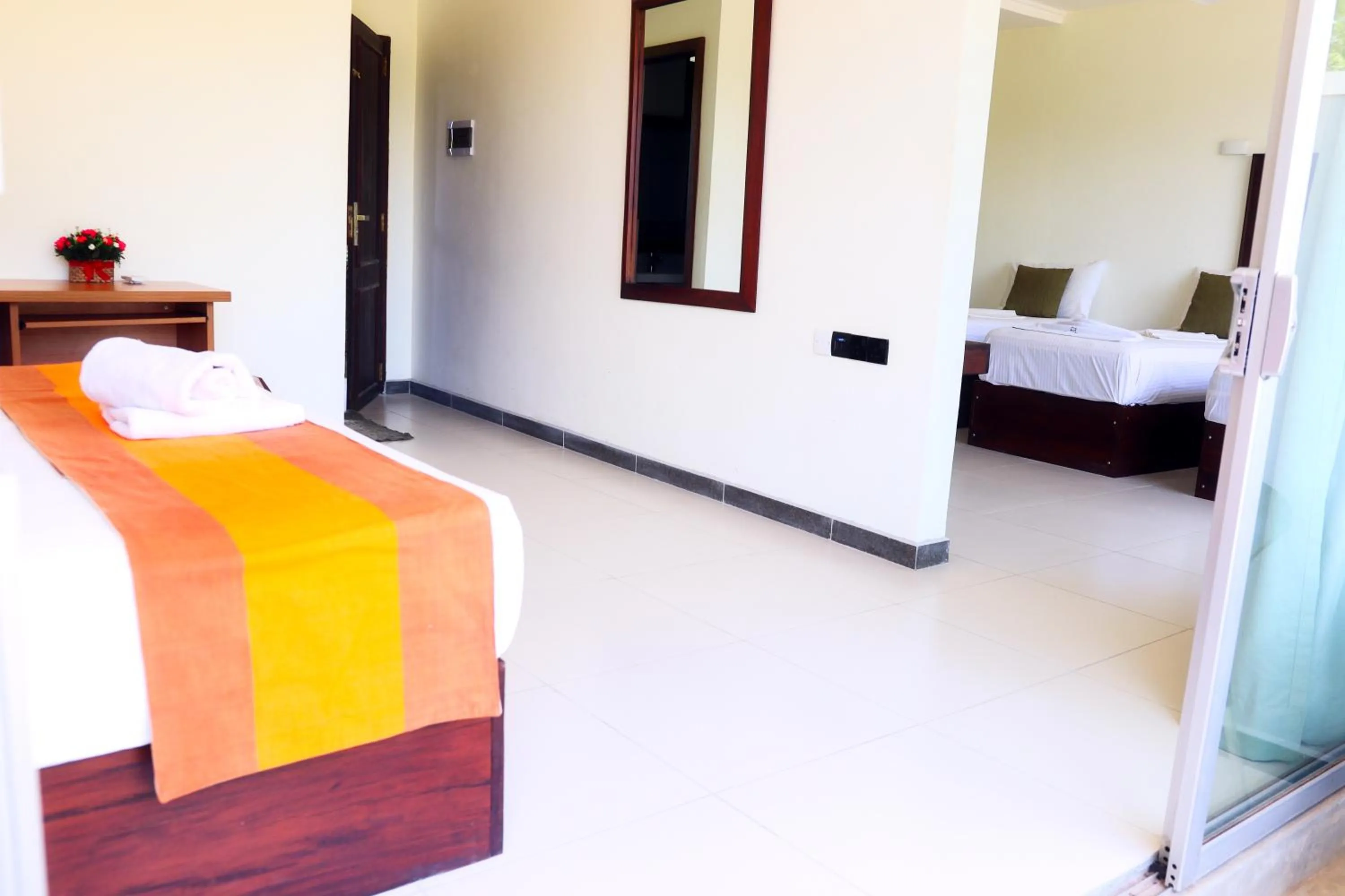 Bed in Royal Rock Sigiriya