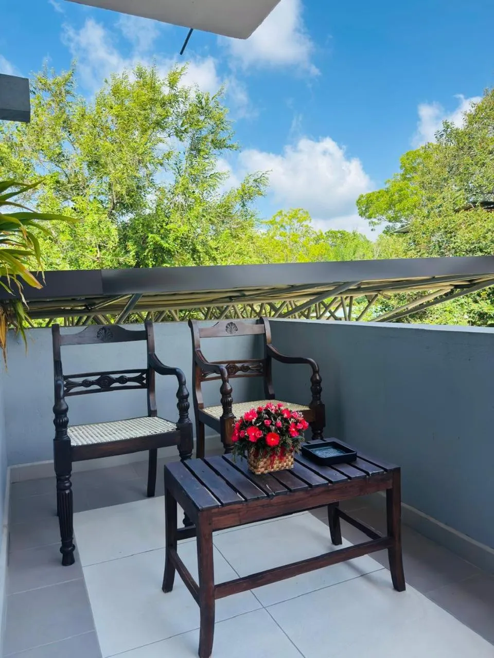Seating area in Royal Rock Sigiriya