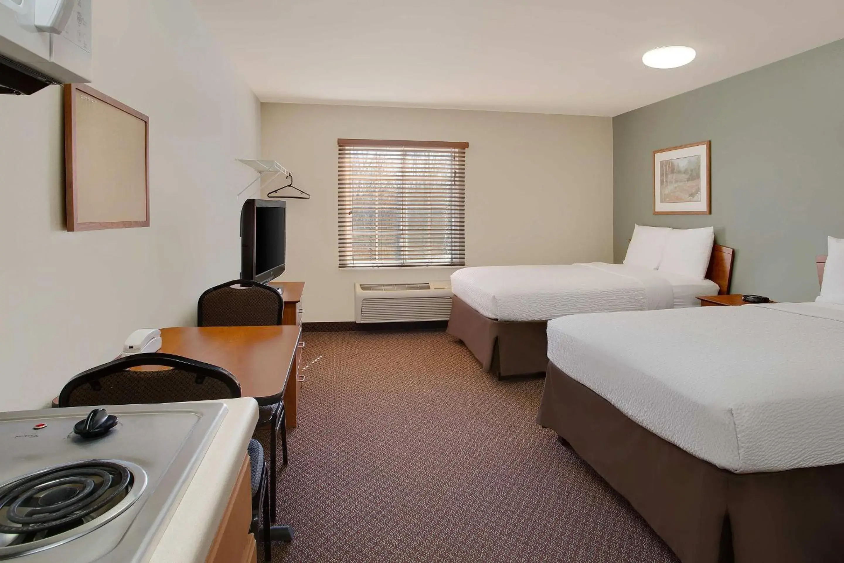 Queen Suite with Two Queen Beds - Non-Smoking in WoodSpring Suites Colonial Heights Fort Lee Queen Suite with Two Queen Beds - Non-Smoking in WoodSpring Suites Colonial Heights Fort Lee