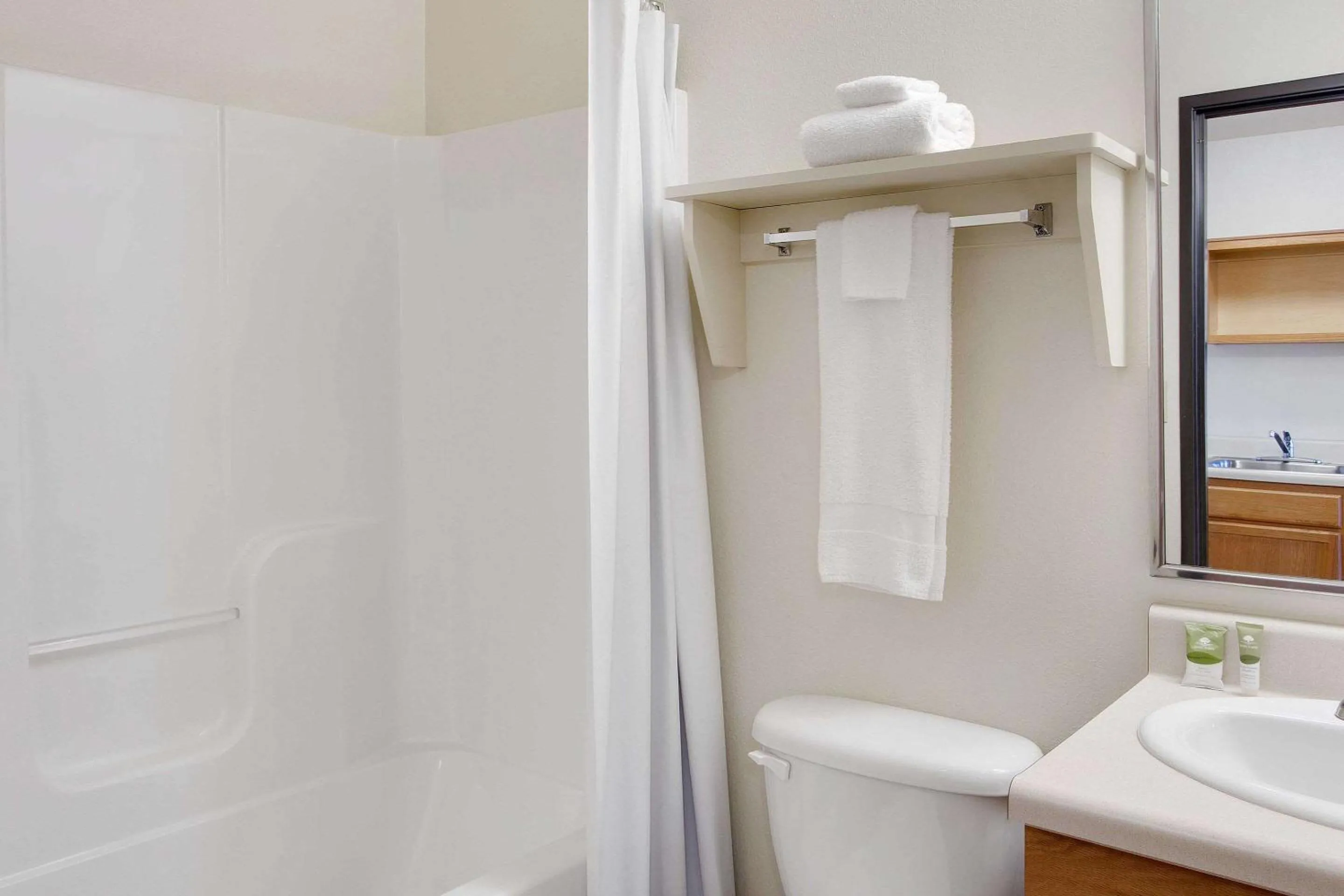 Bathroom in WoodSpring Suites Richmond Colonial Heights Fort Gregg-Adams