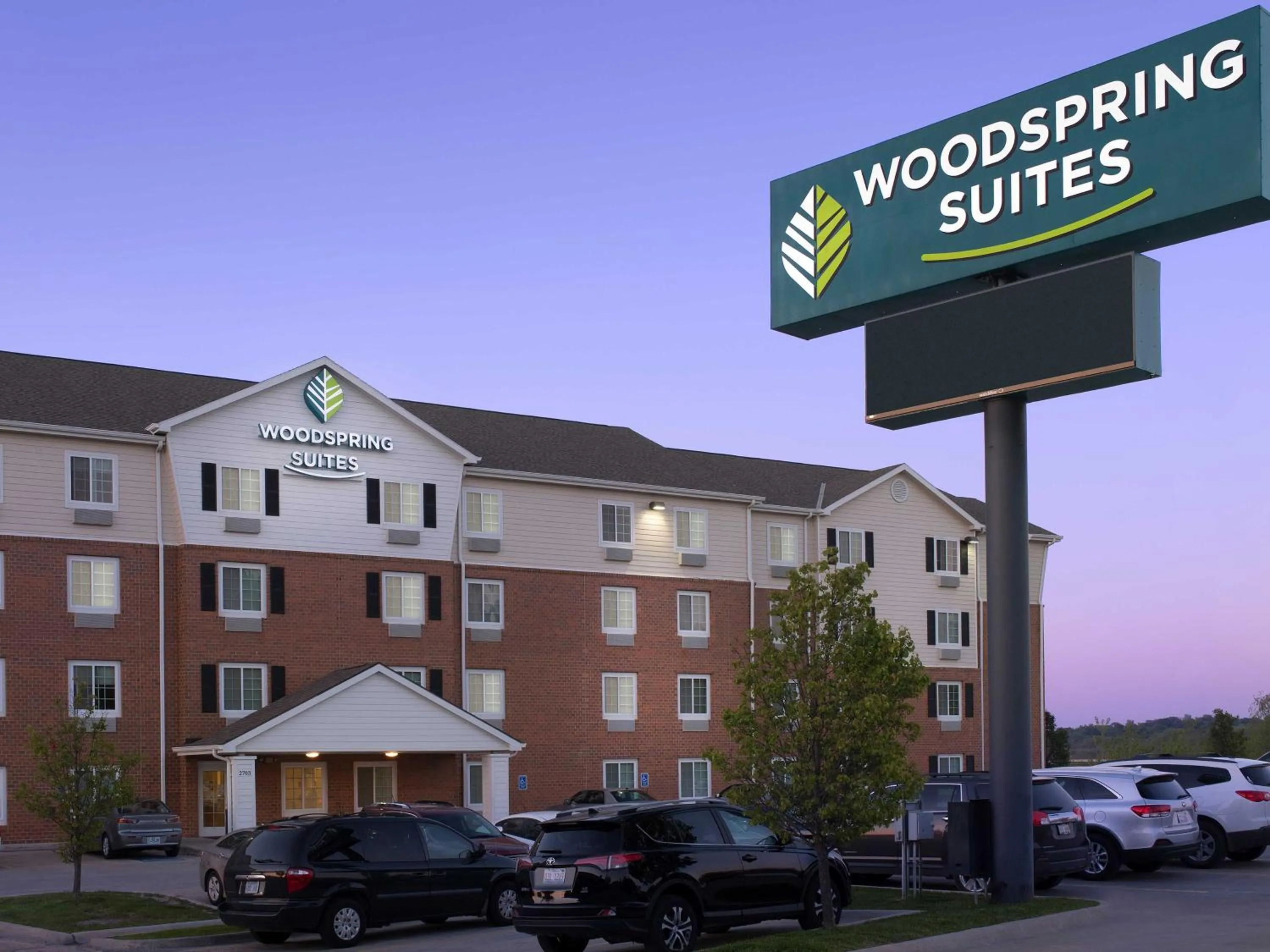Property building in WoodSpring Suites Omaha Bellevue, an Extended Stay Hotel