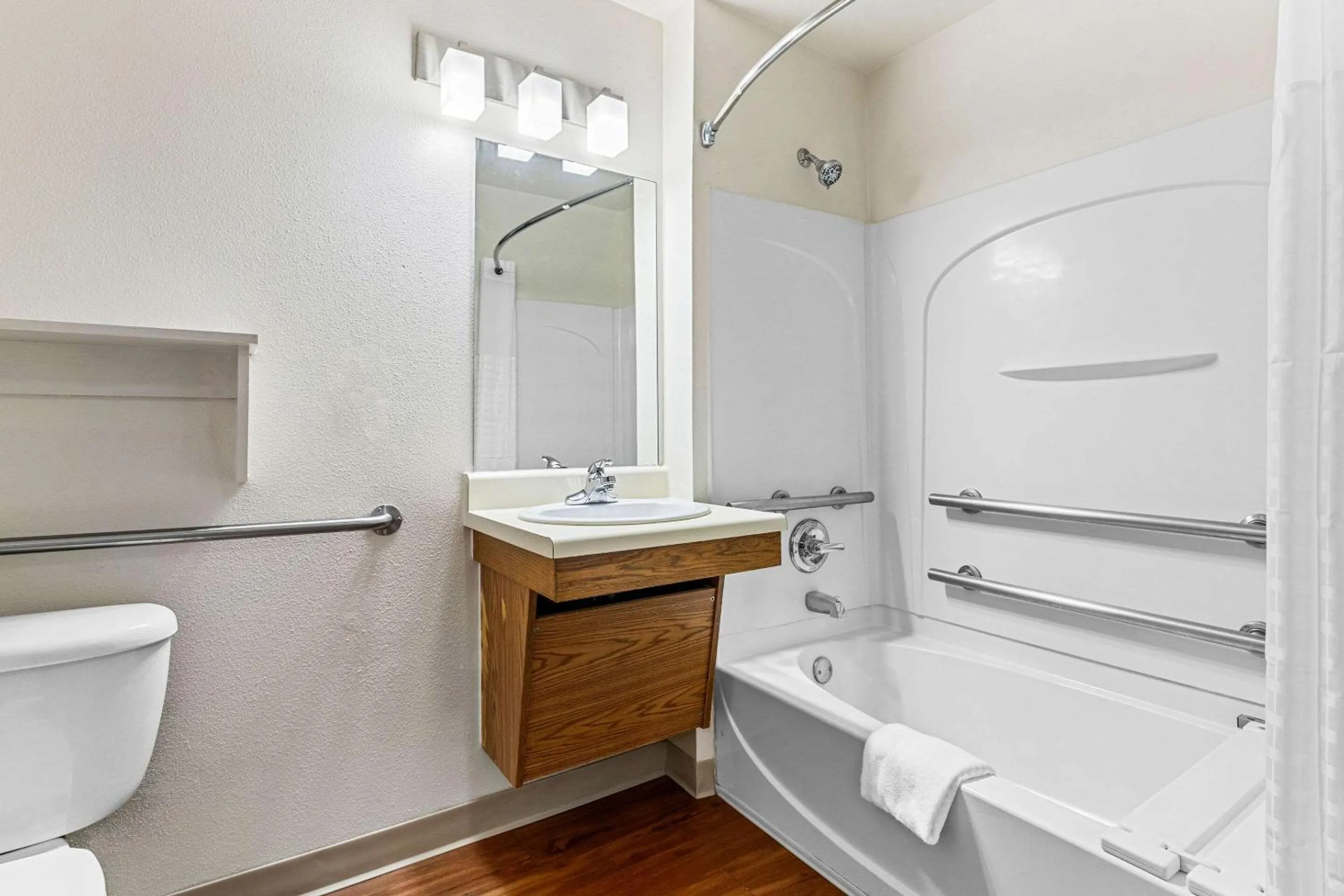 Bedroom in WoodSpring Suites Tulsa