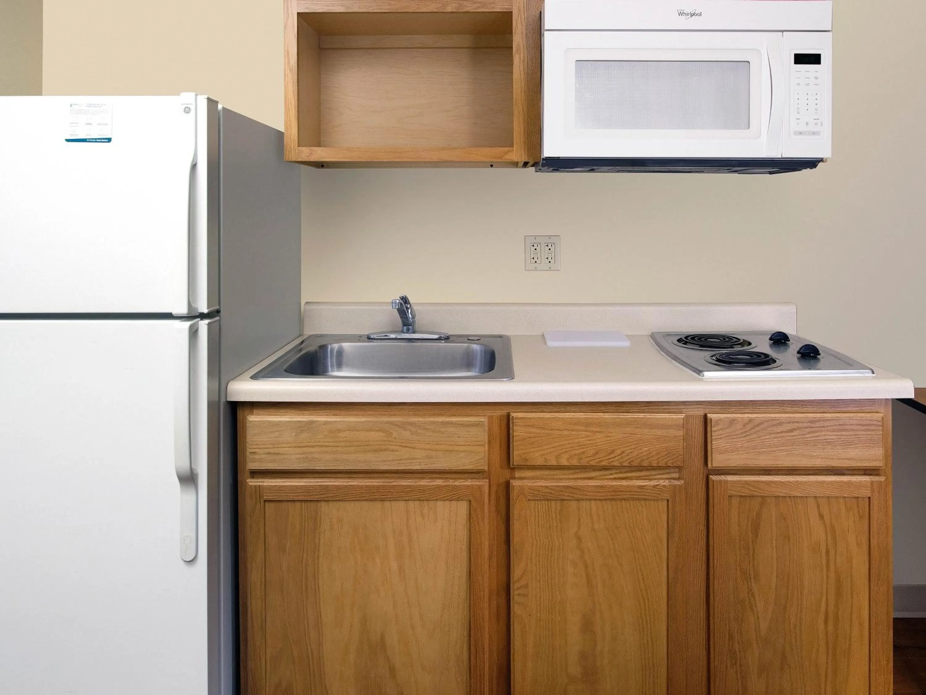 Kitchen or kitchenette in WoodSpring Suites Council Bluffs