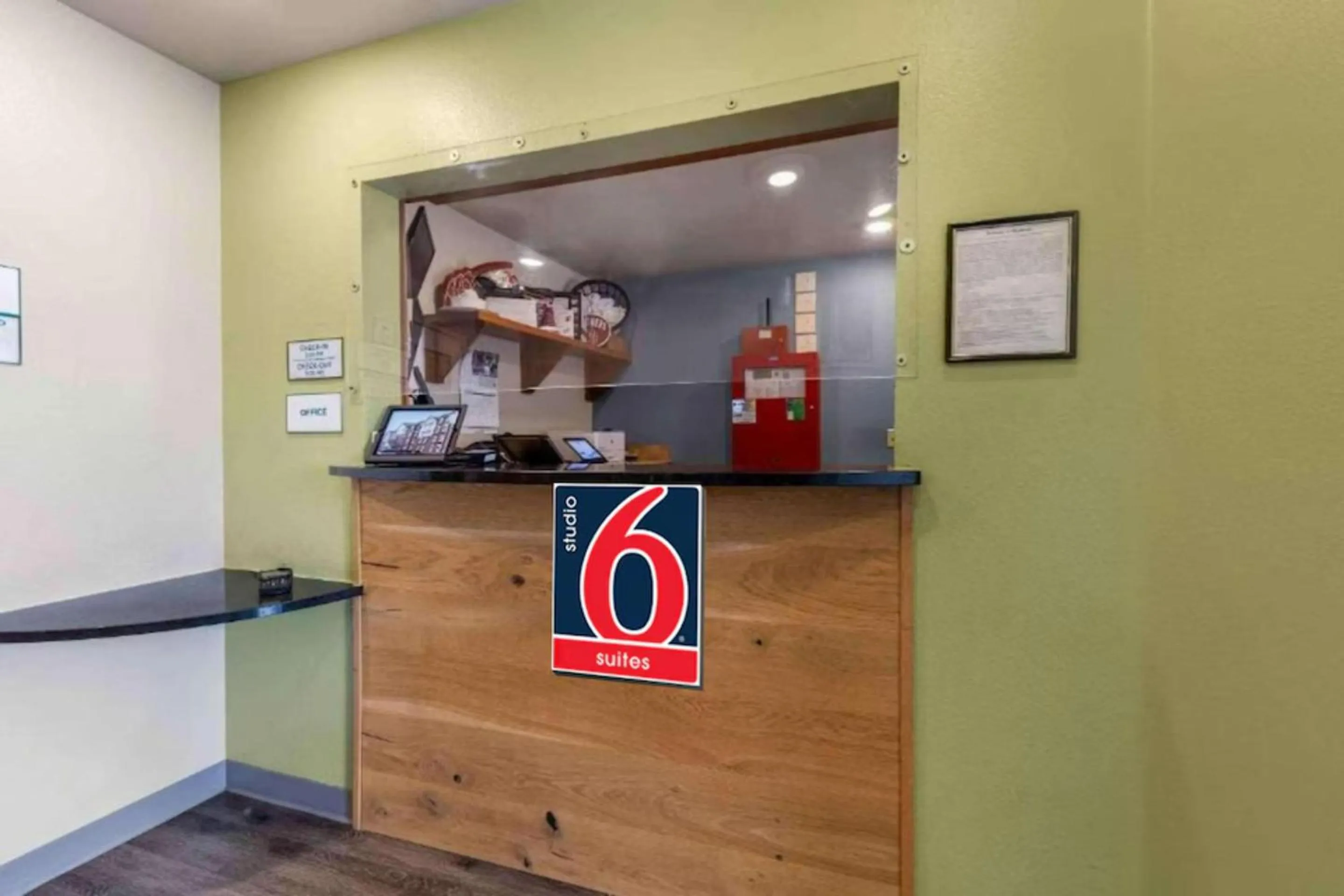 Lobby or reception in Studio 6 Extended Stay Oklahoma City Norman OK