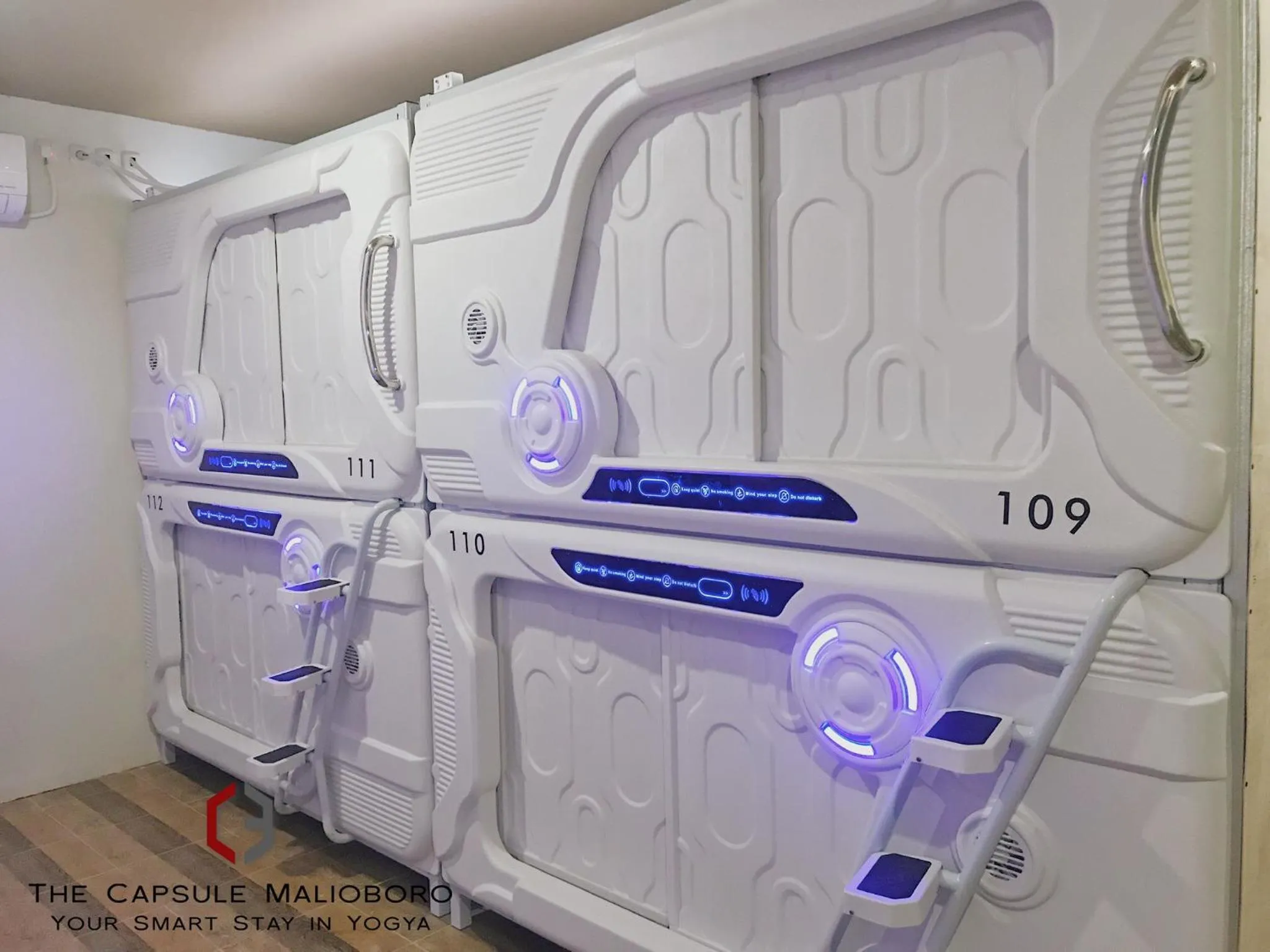 Bedroom in The Capsule Malioboro