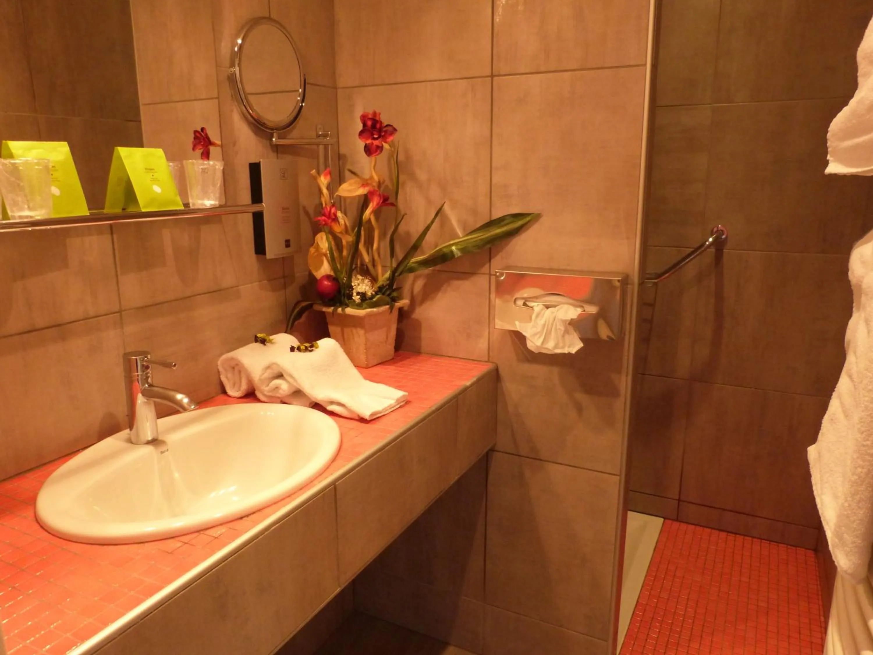 Shower in Relais d'Auvergne