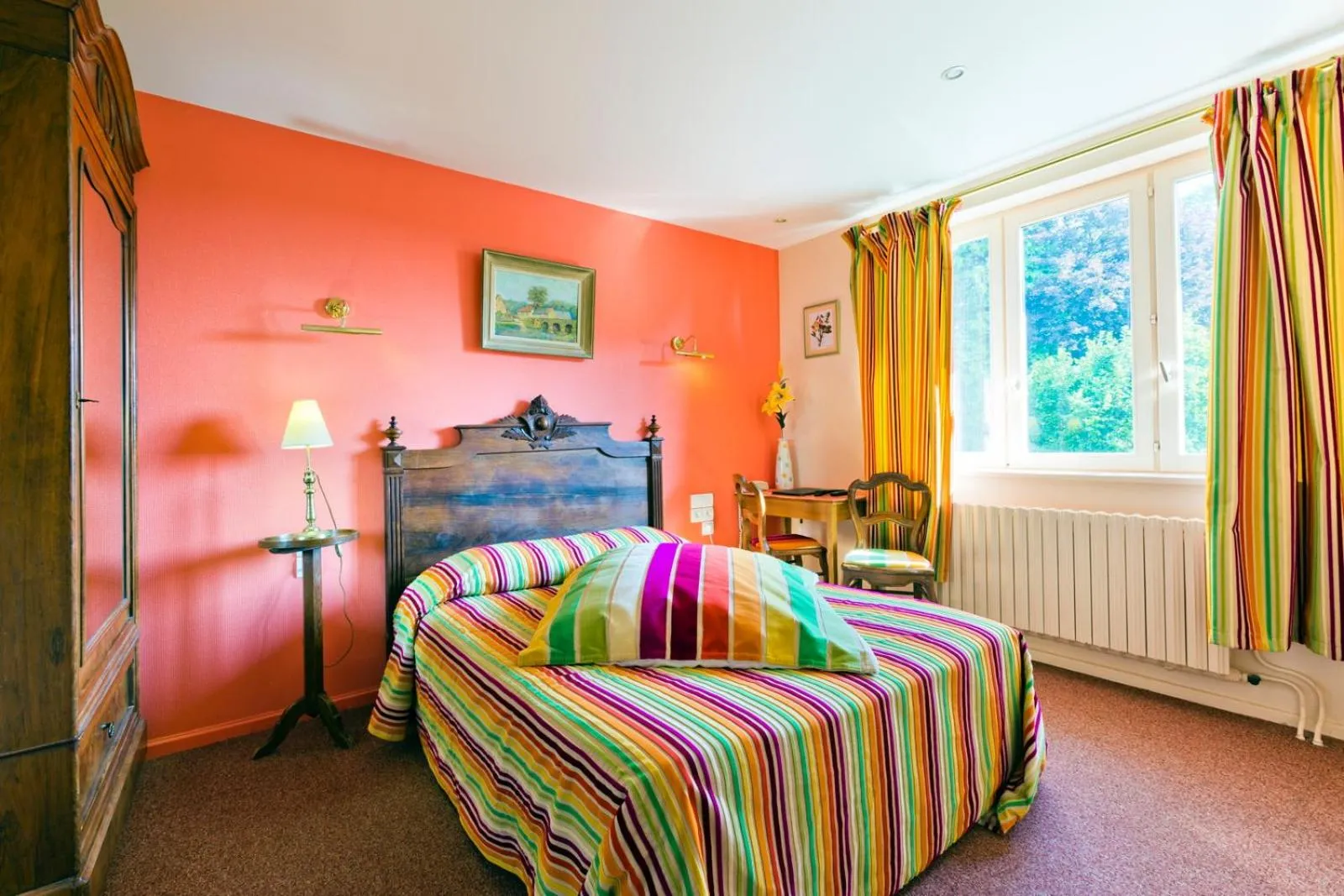 Bed in Relais d'Auvergne