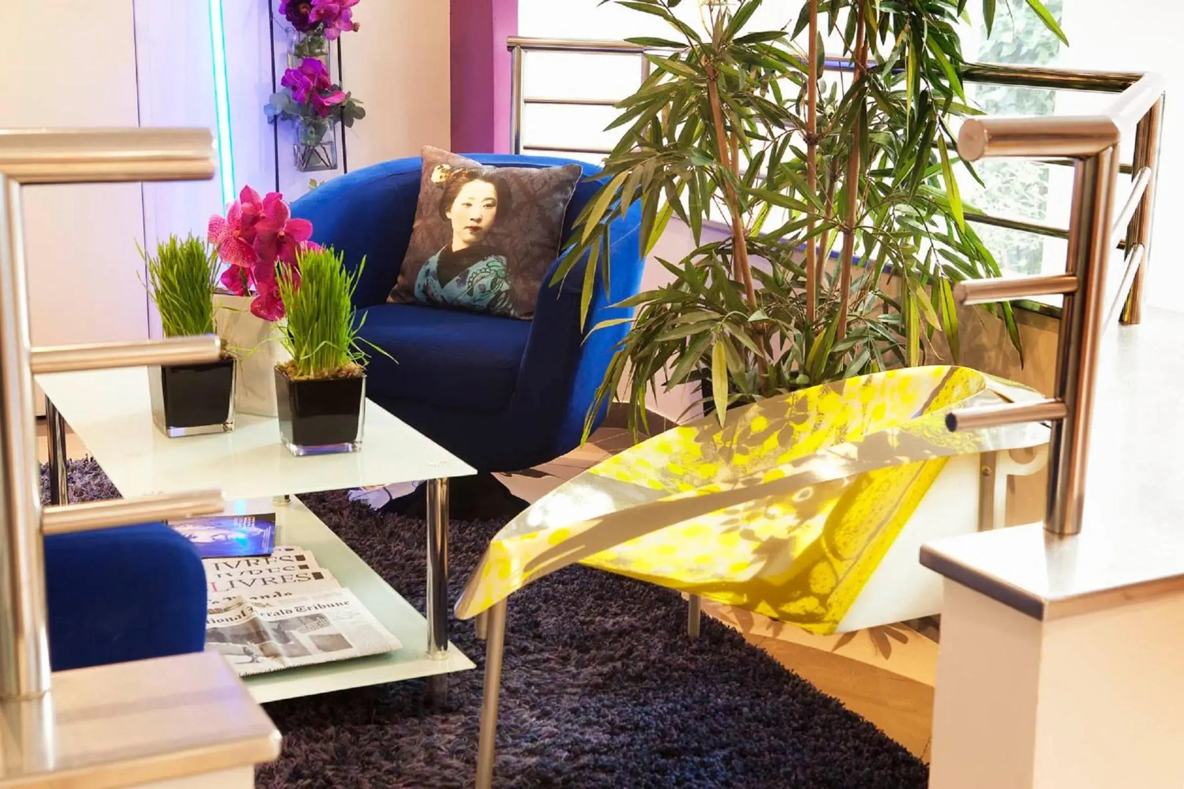 Lobby or reception in Le Hameau de Passy Lobby or reception in Le Hameau de Passy