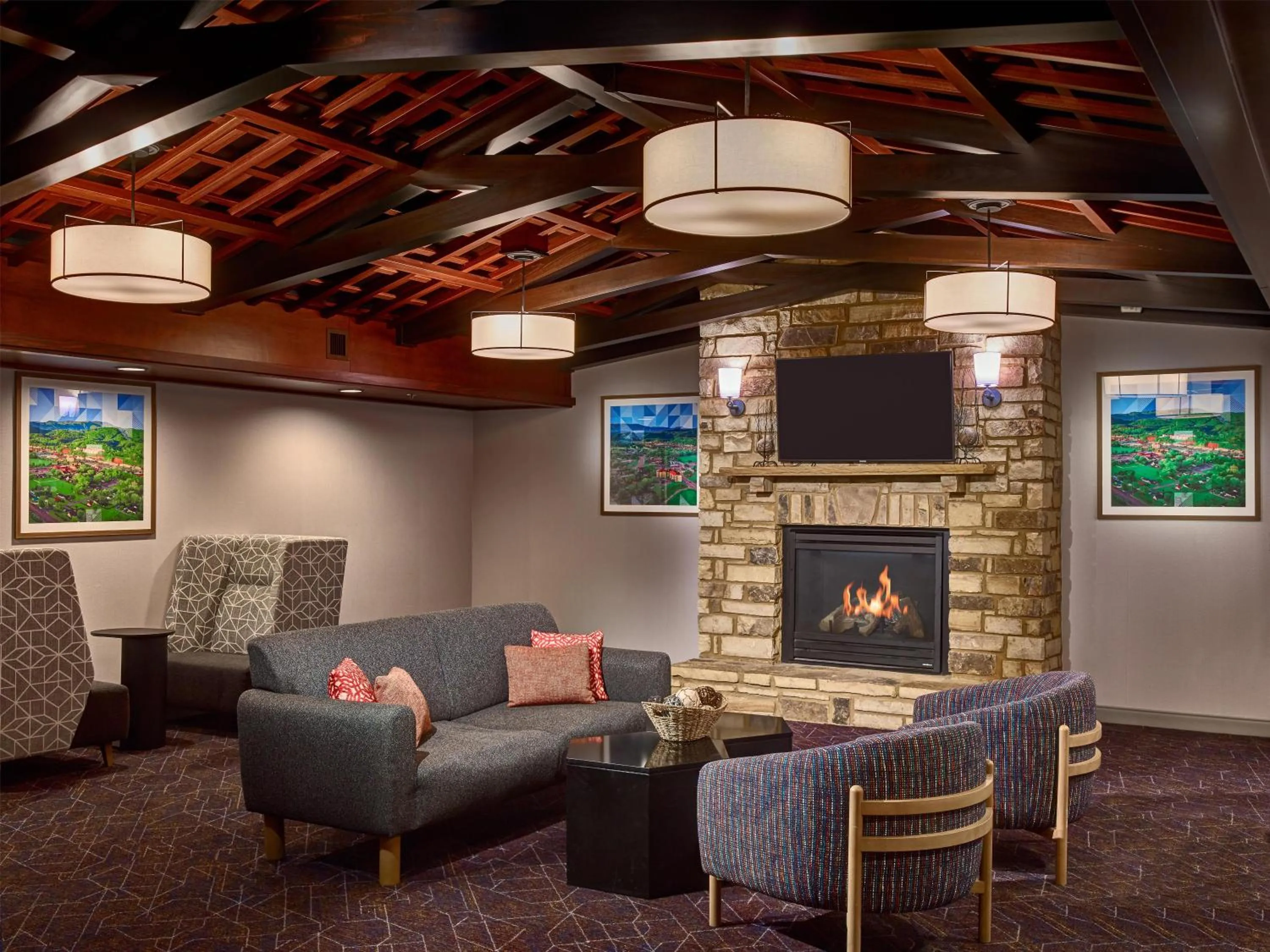 Lobby or reception in Hampton Inn Pigeon Forge