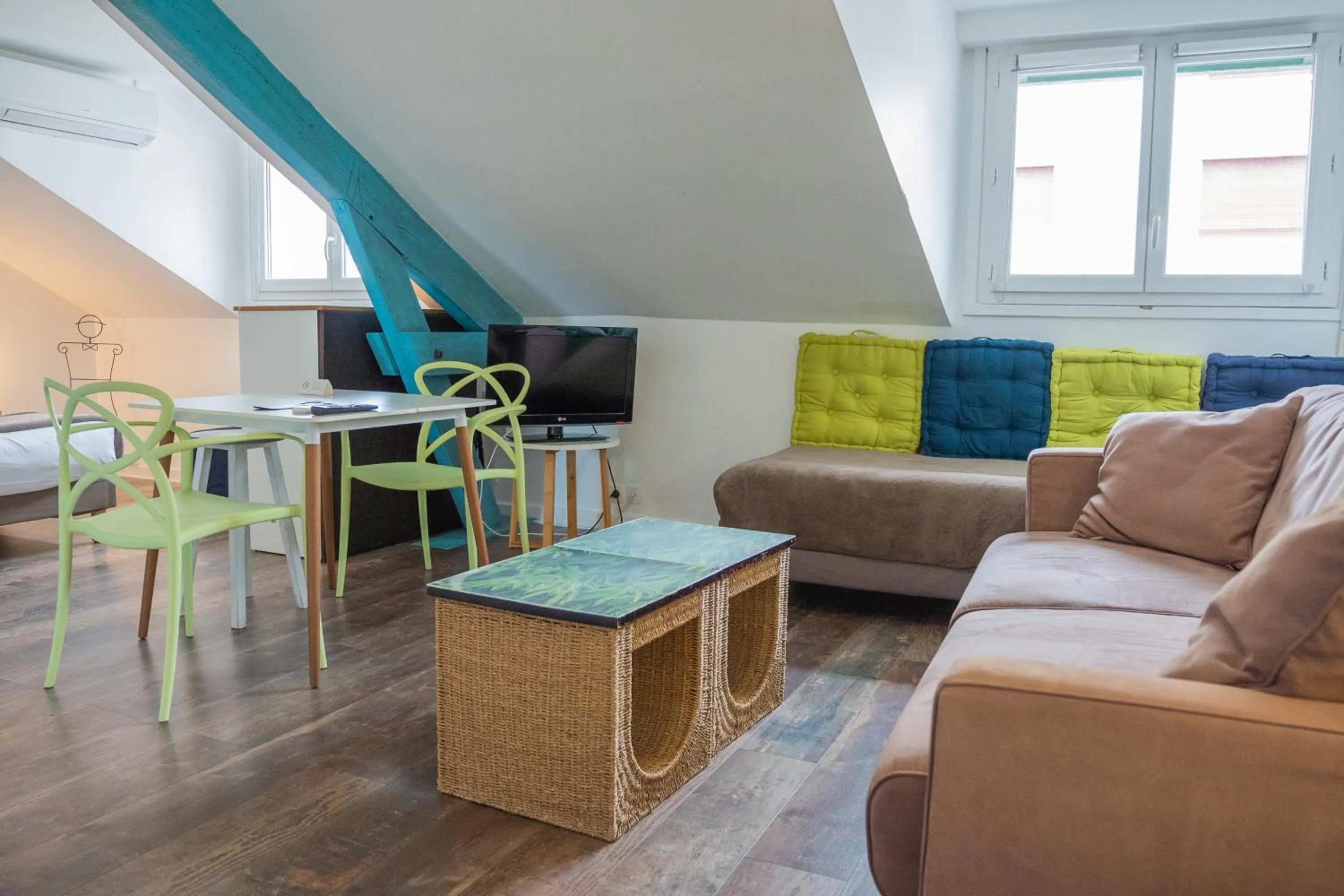 Living room in Mosaik hotel