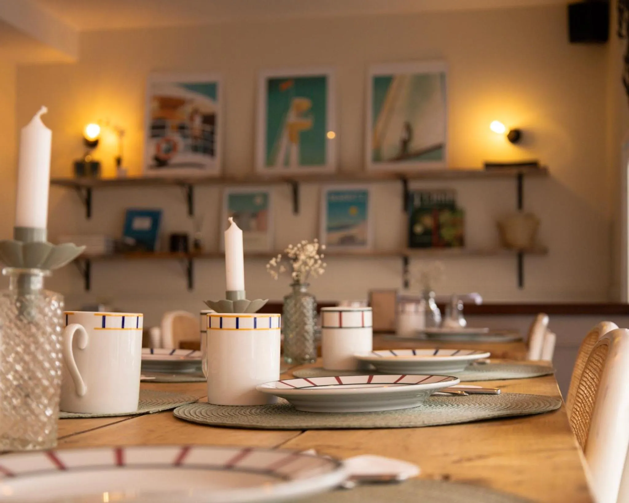 Dining area in Mosaik hotel