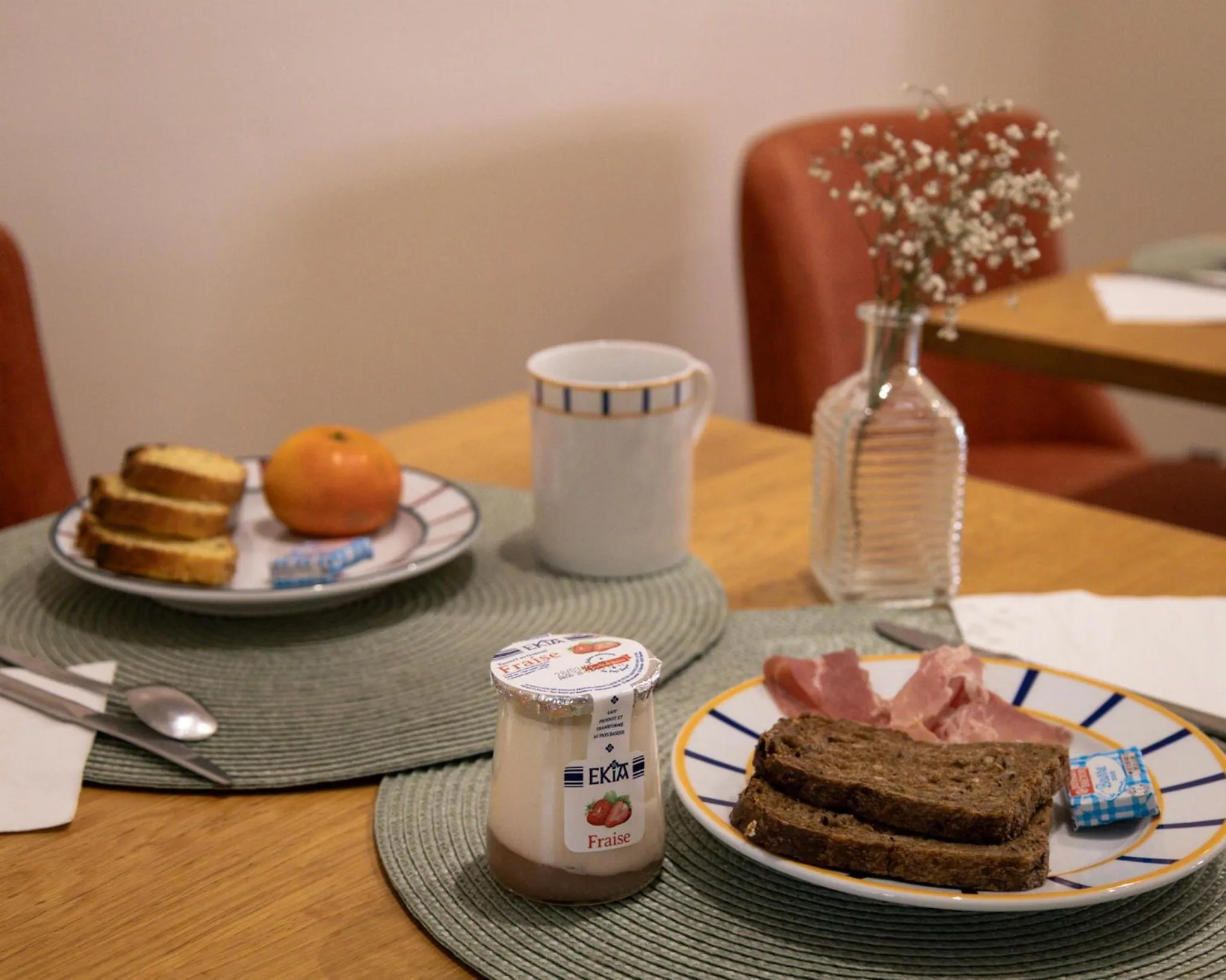 Breakfast in Mosaik hotel