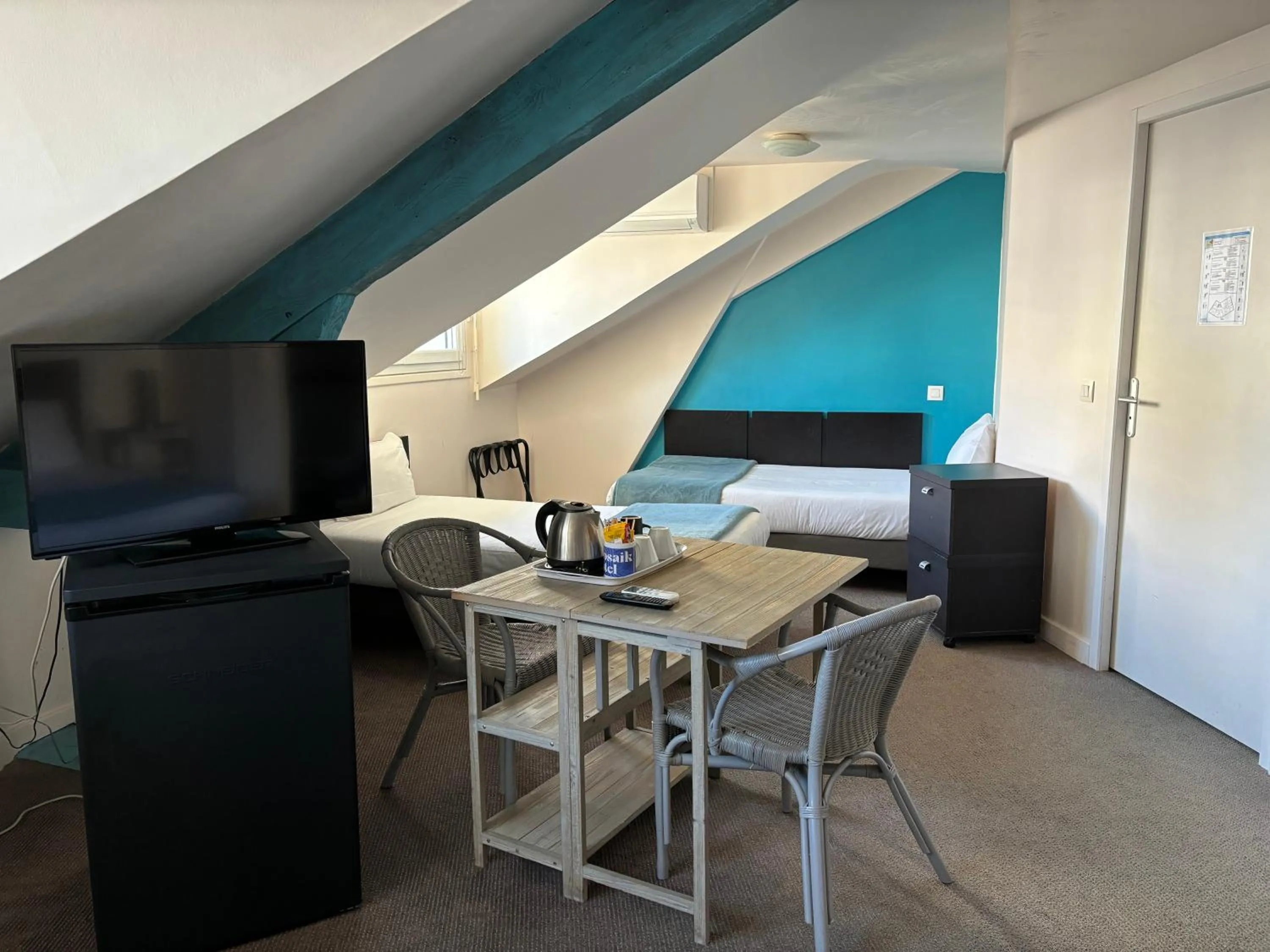 Bedroom in Mosaik hotel