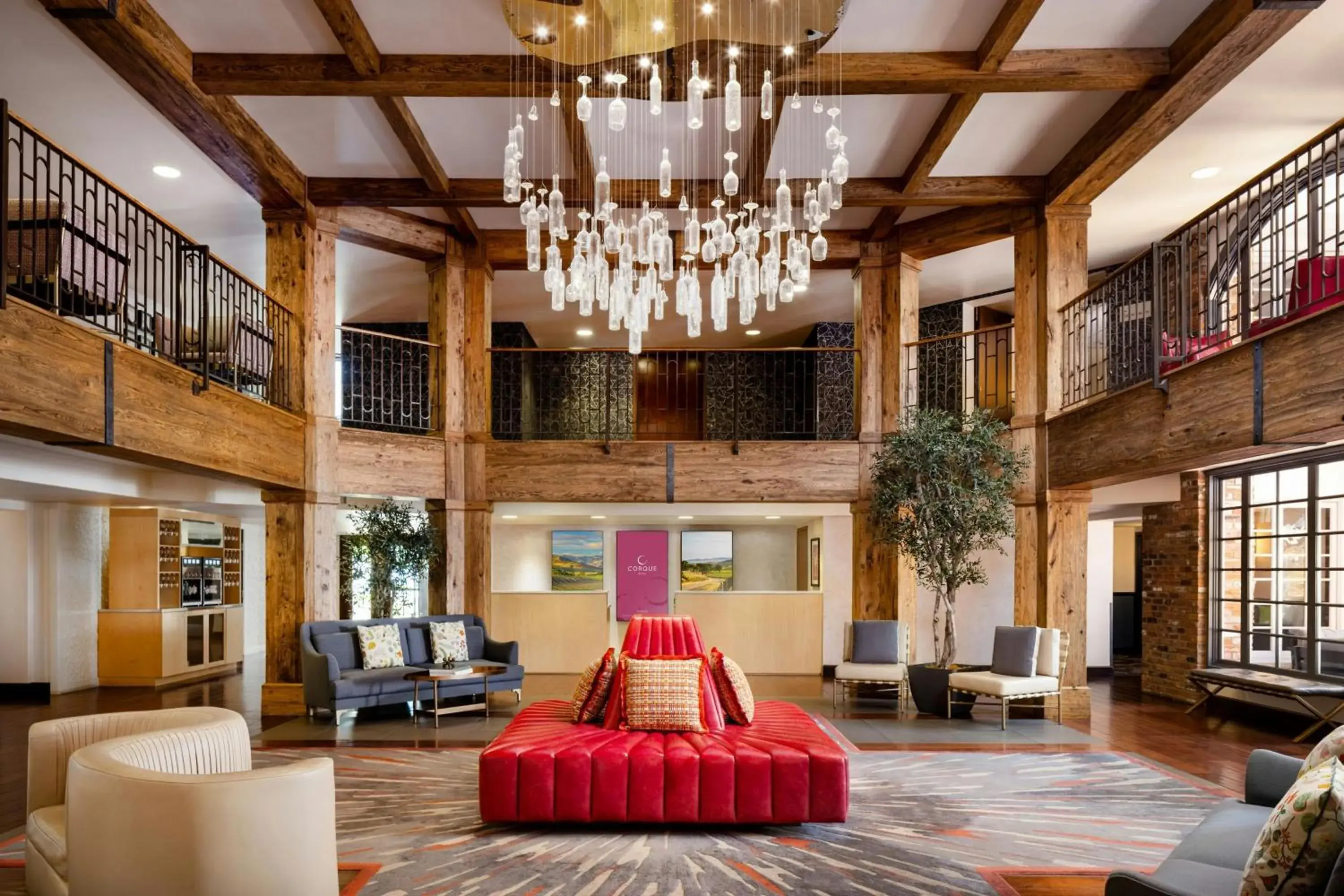 Lobby or reception in Corque Hotel, Solvang, A Tribute Portfolio Hotel Lobby or reception in Corque Hotel, Solvang, A Tribute Portfolio Hotel