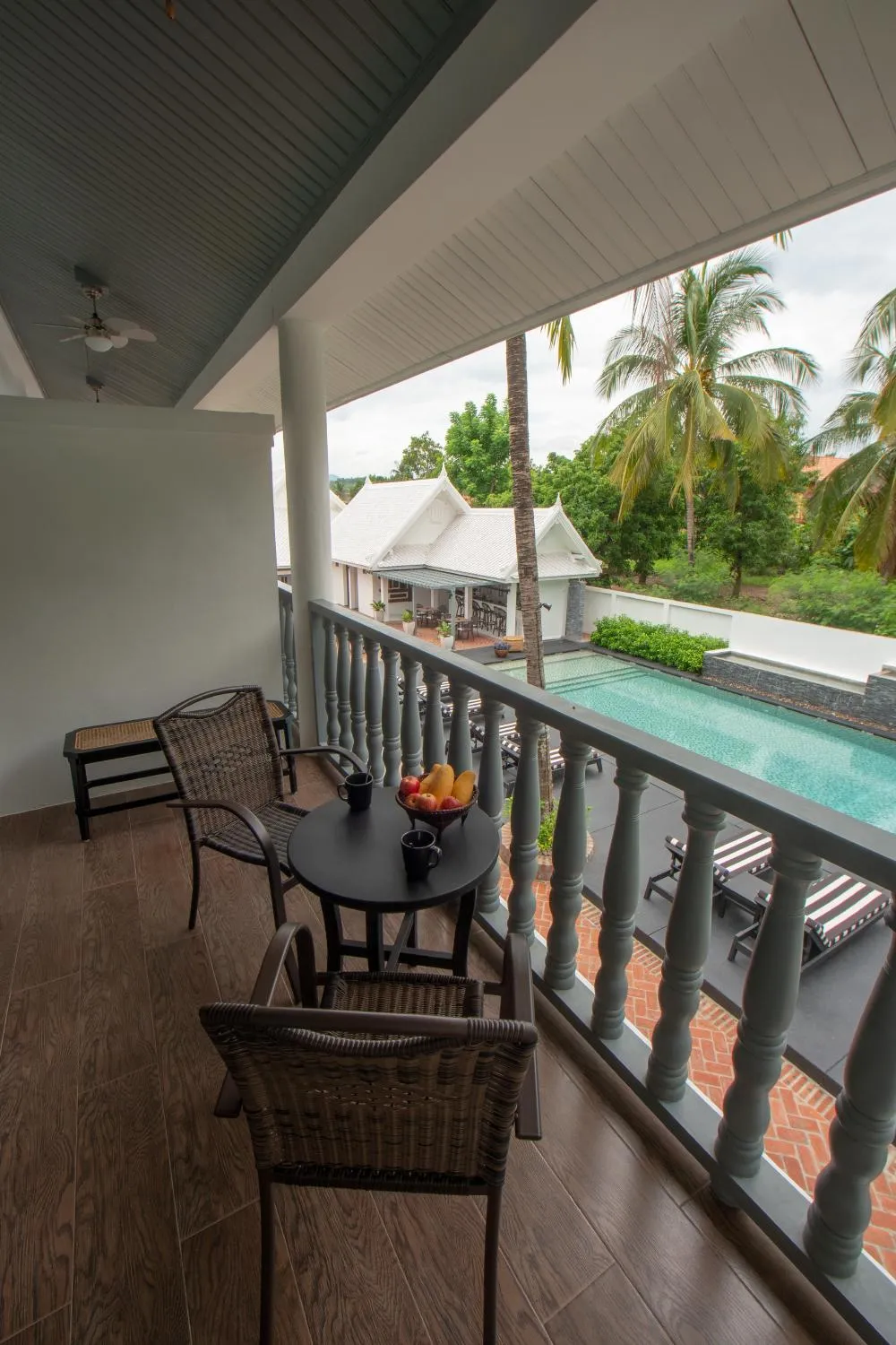 Balcony/Terrace in Souphattra Hotel Luang Prabang