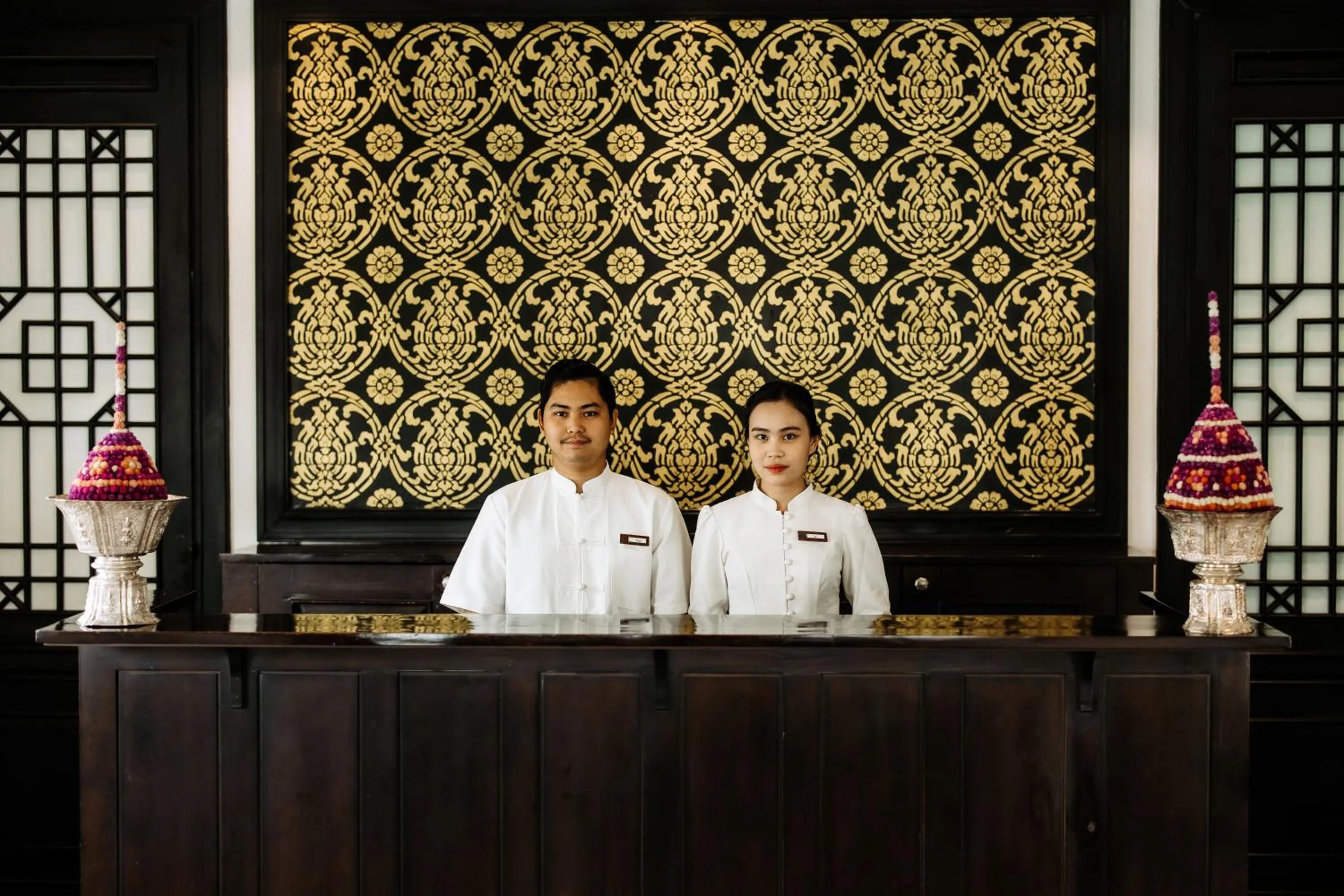 Staff in Souphattra Hotel Luang Prabang