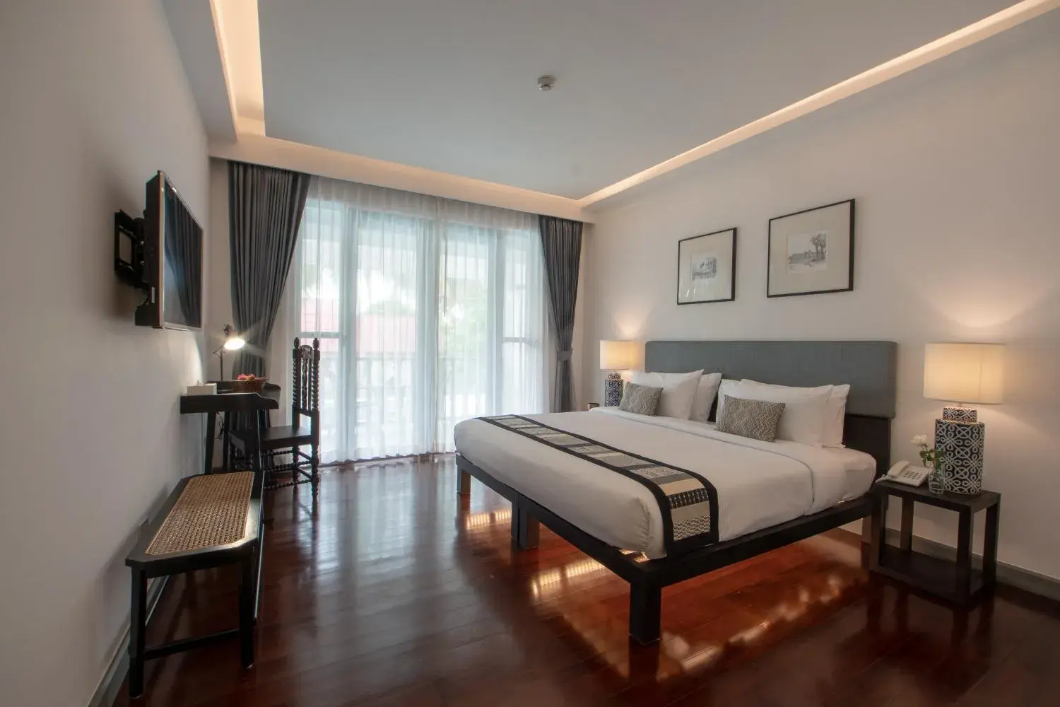 Bedroom, Bed in Souphattra Hotel Luang Prabang Bedroom, Bed in Souphattra Hotel Luang Prabang