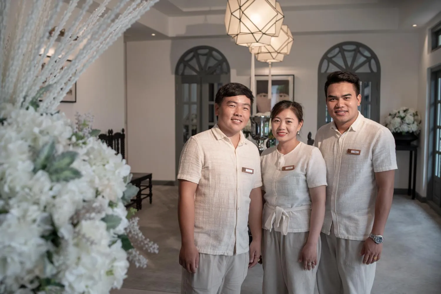 Staff in Souphattra Hotel Luang Prabang