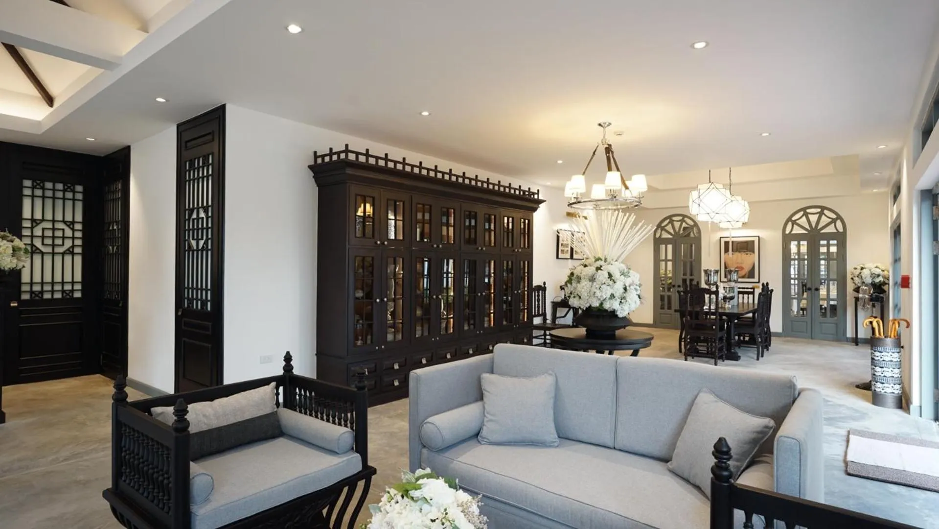 Lobby or reception in Souphattra Hotel Luang Prabang